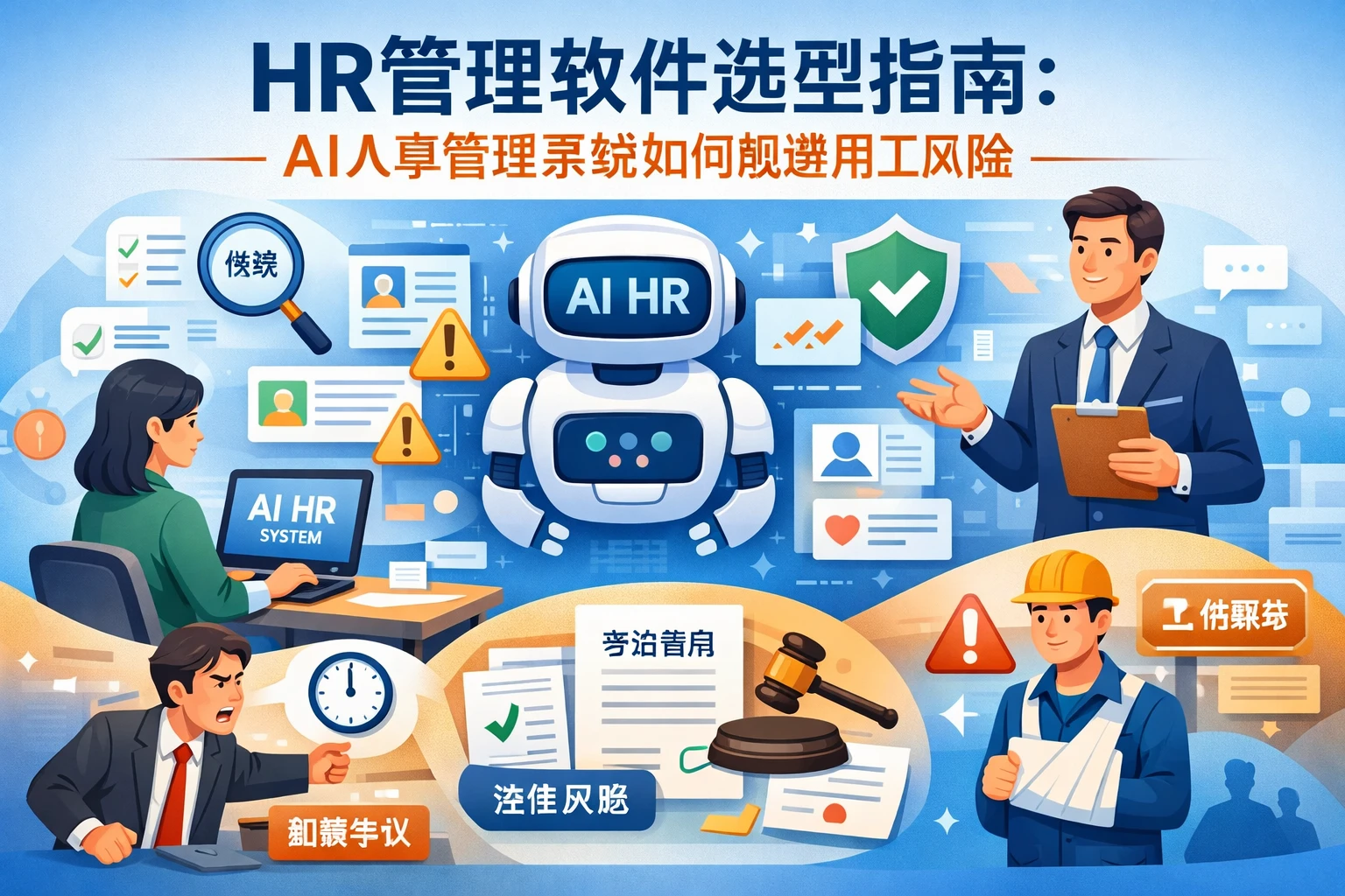 HR管理软件选型指南：AI人事管理系统如何规避用工风险