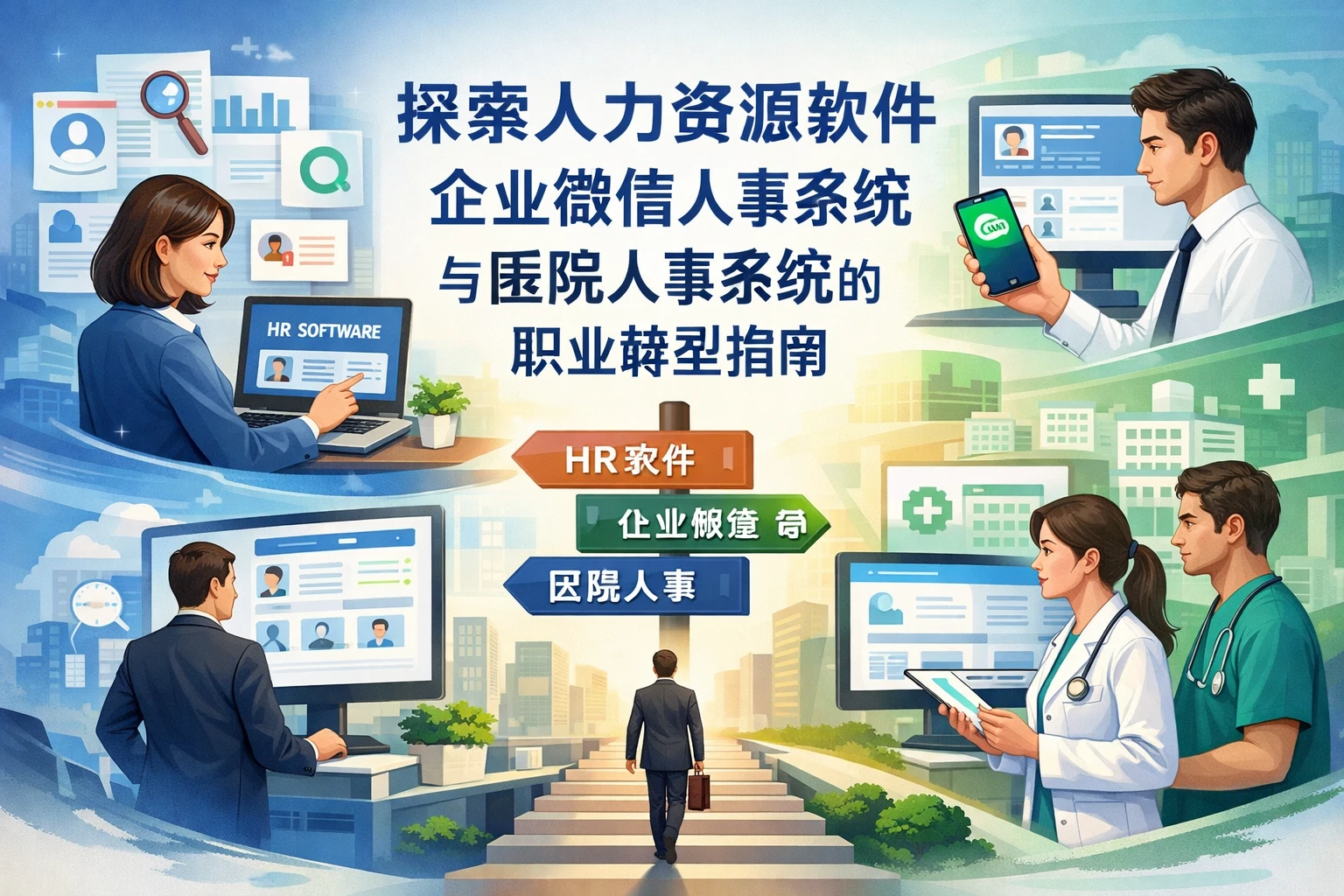 探索人力资源软件、企业微信人事系统与医院人事系统的职业转型指南