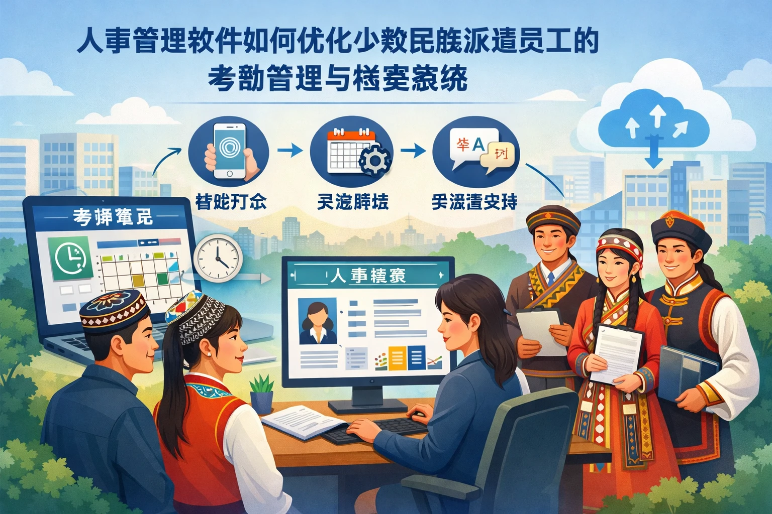 人事管理软件如何优化少数民族派遣员工的考勤管理与档案系统