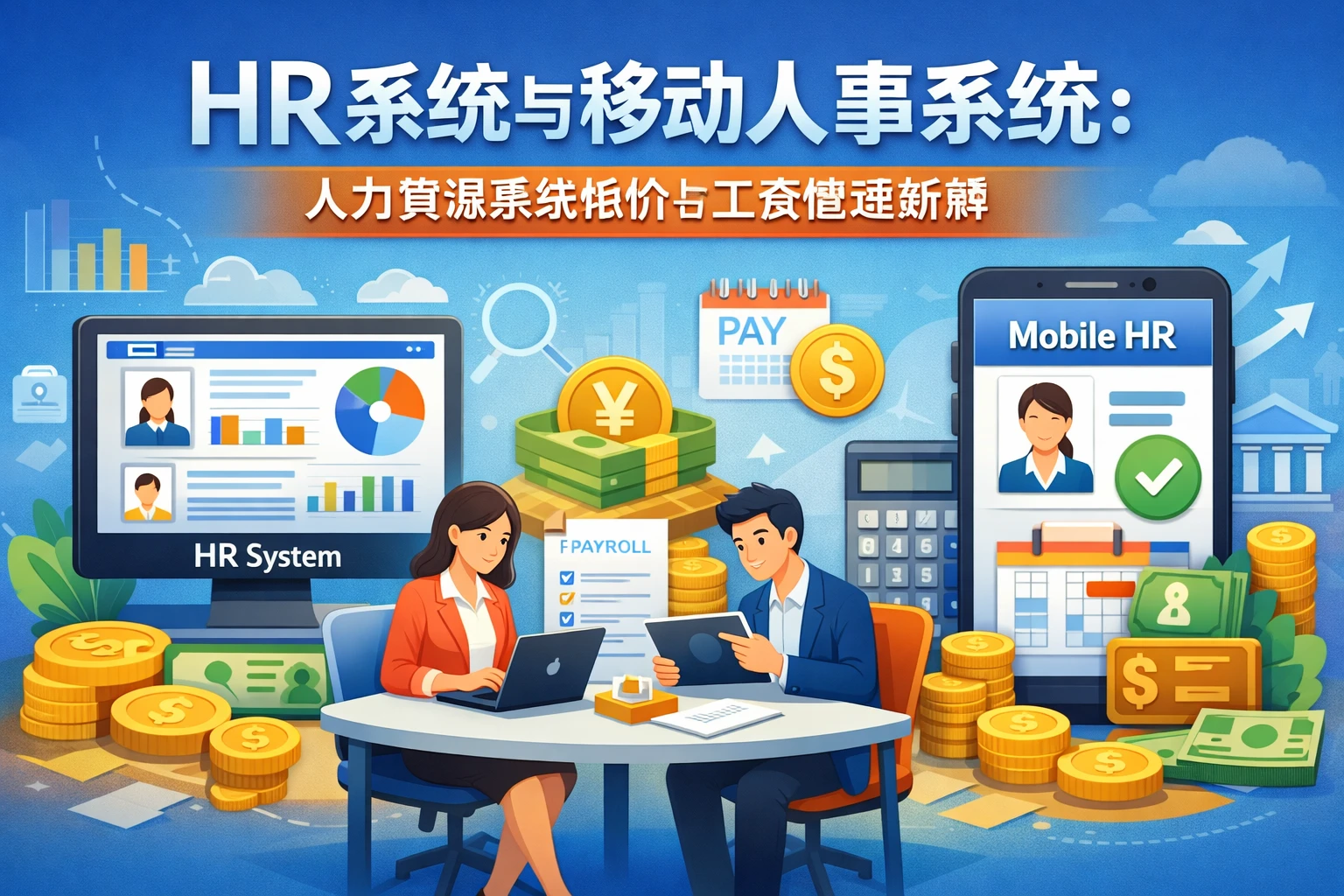 HR系统与移动人事系统:人力资源系统报价与工资管理新解