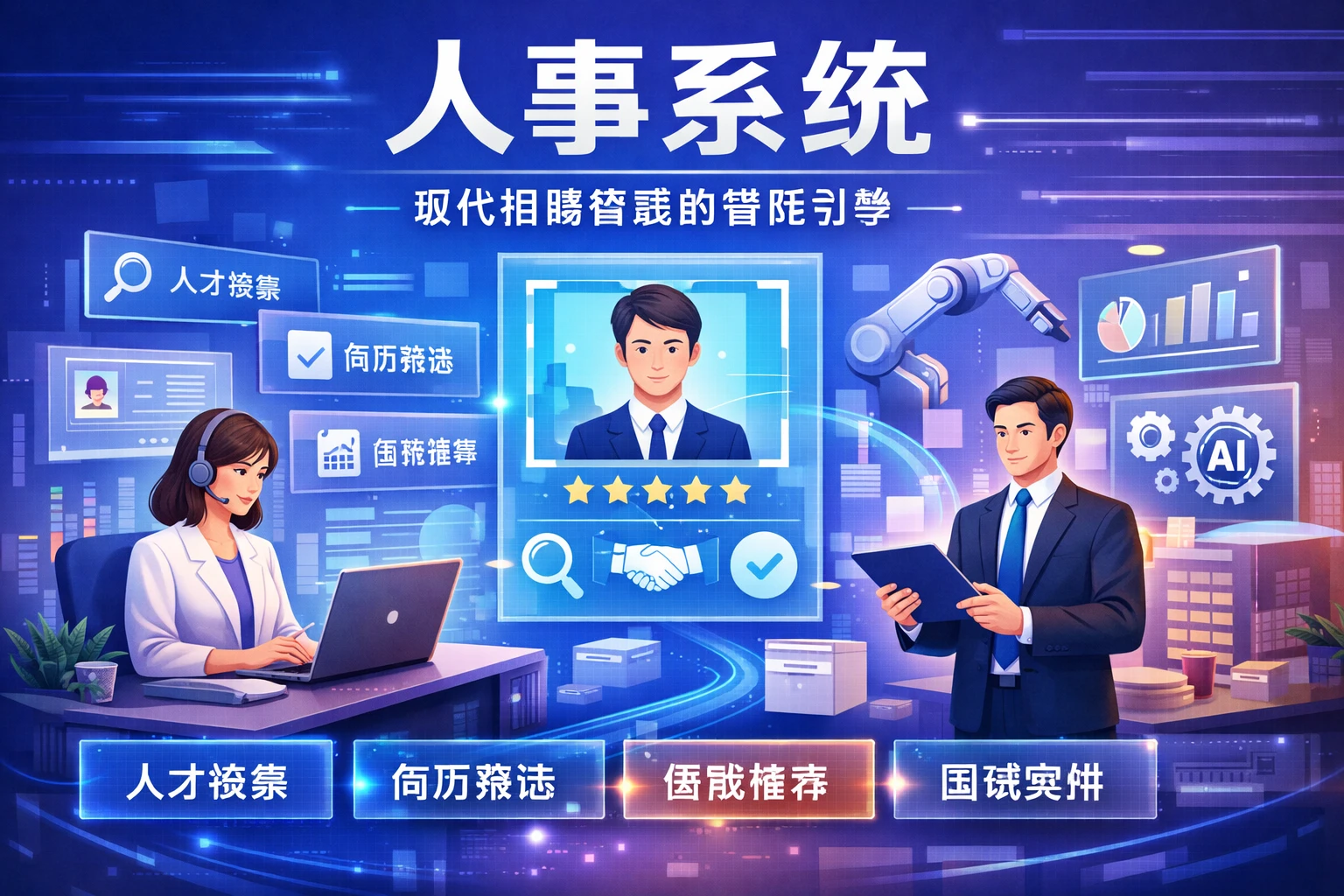 人事系统：现代招聘管理的智能引擎