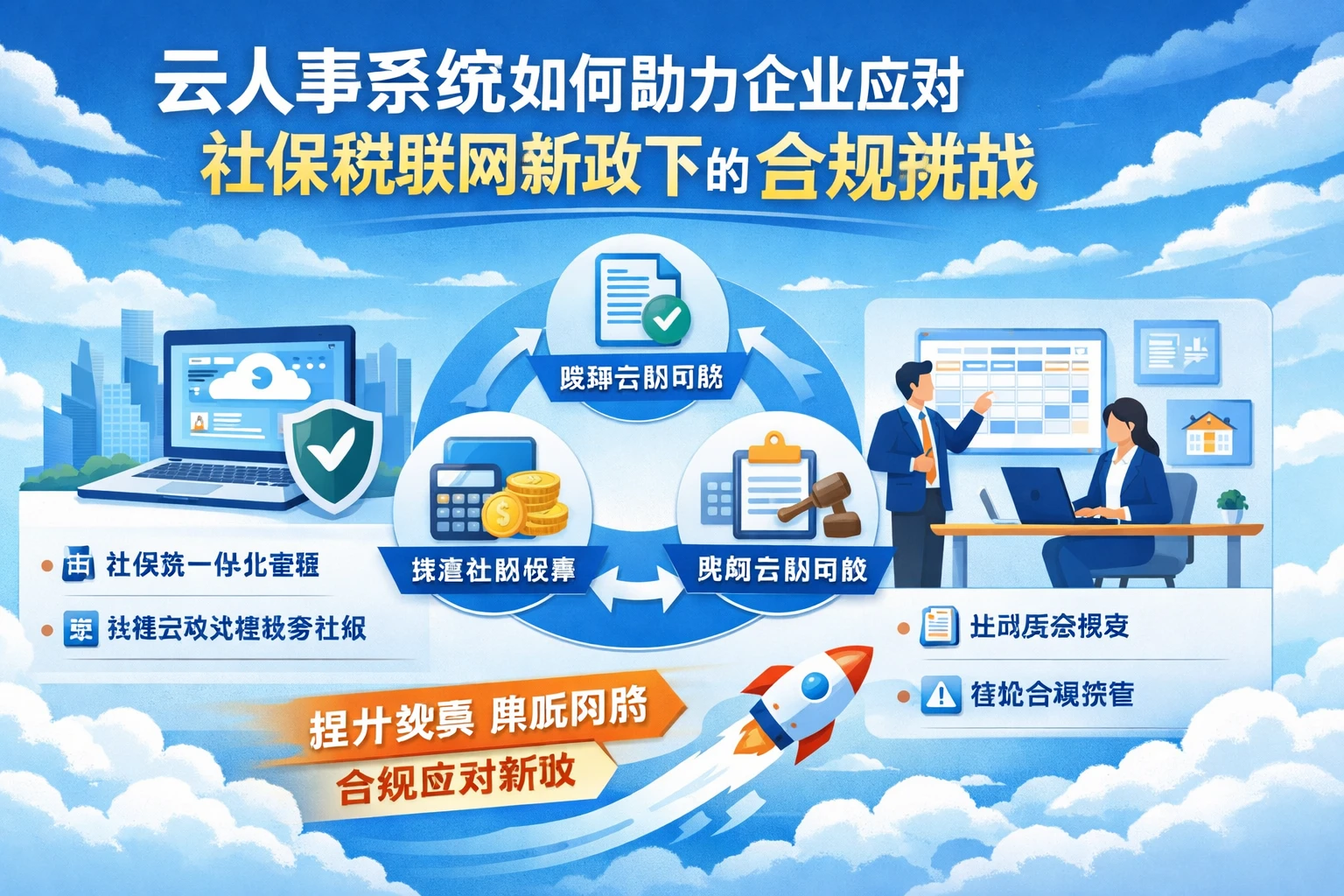 云人事系统如何助力企业应对社保税联网新政下的合规挑战