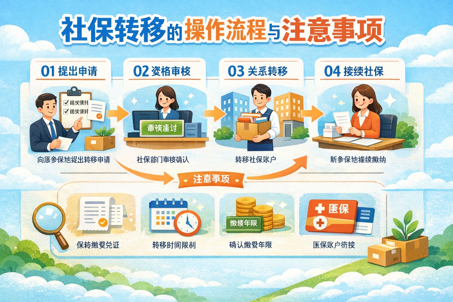 社保转移的操作流程与注意事项