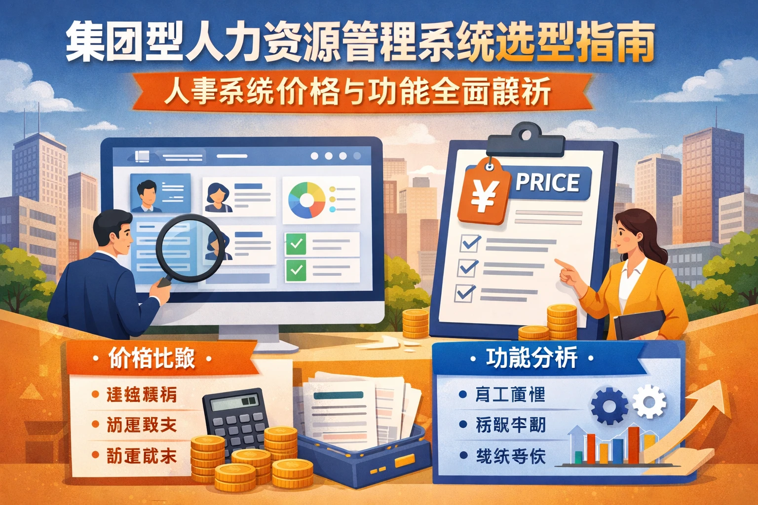 集团型人力资源管理系统选型指南:人事系统价格与功能全面解析