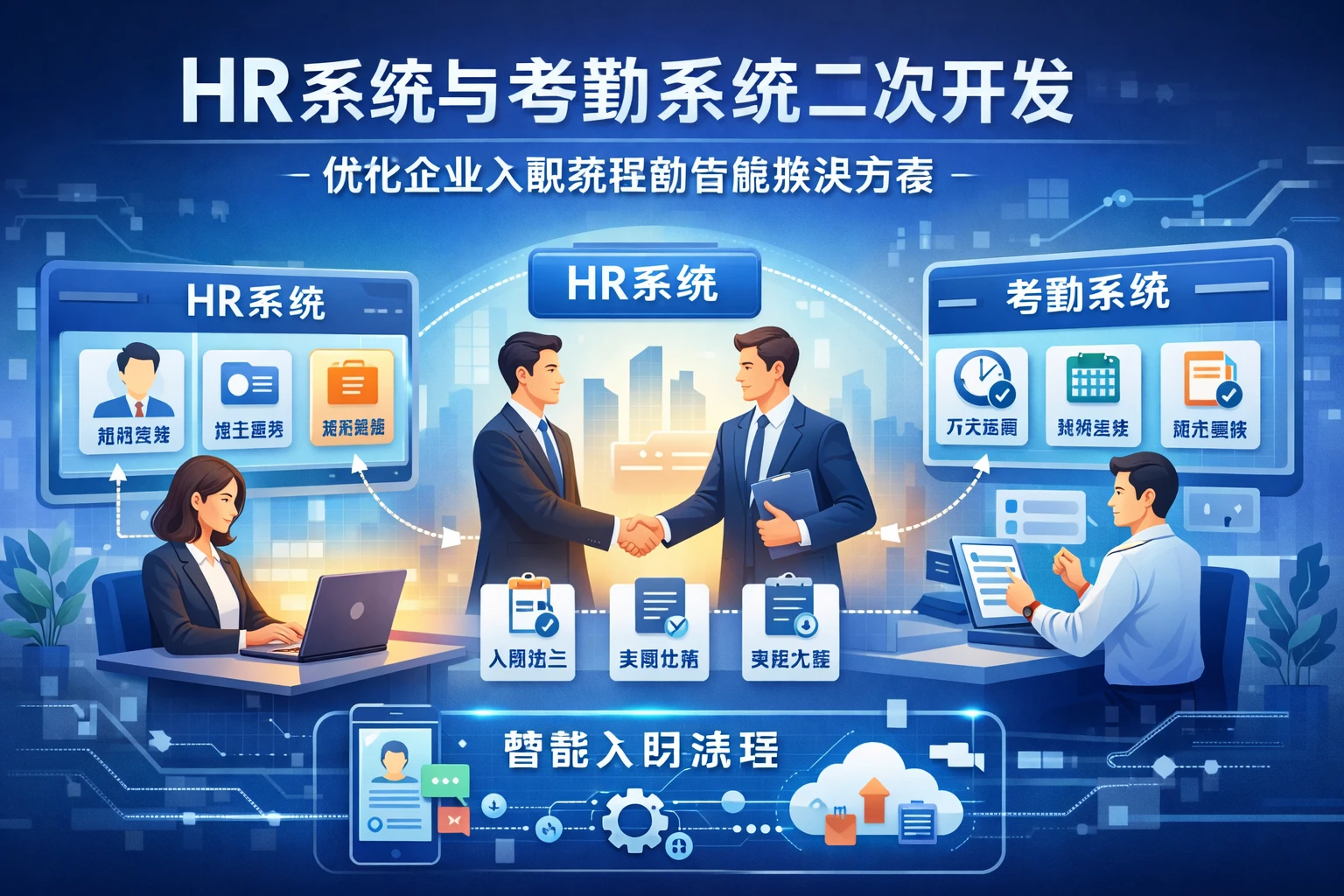 HR系统与考勤系统二次开发:优化企业入职流程的智能解决方案