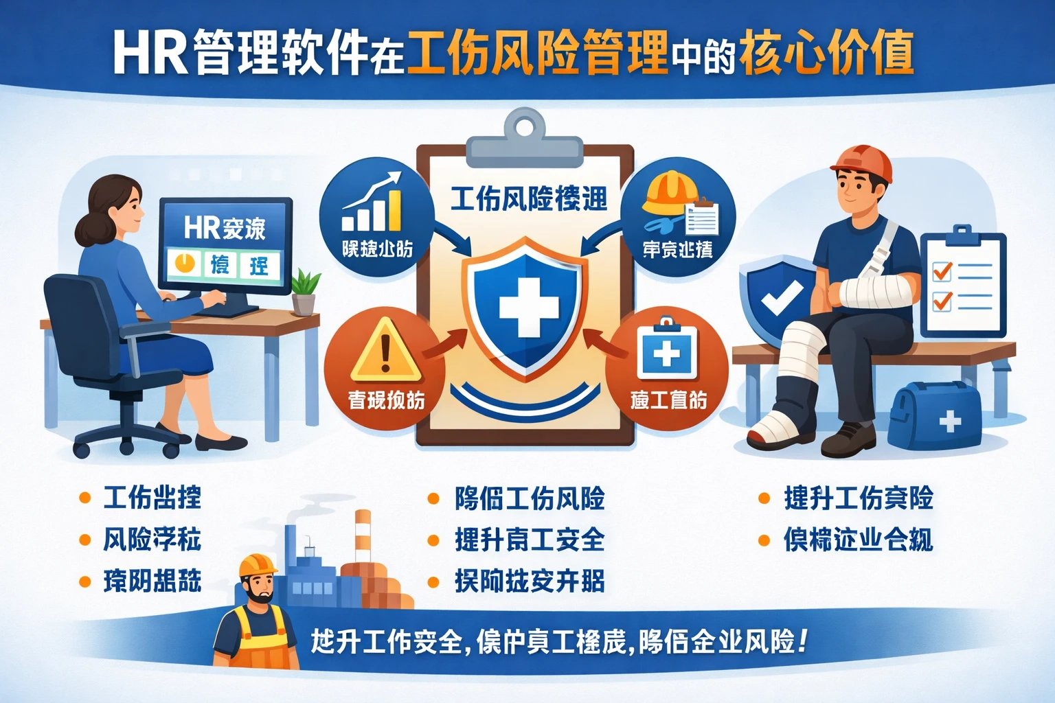 HR管理软件在工伤风险管理中的核心价值