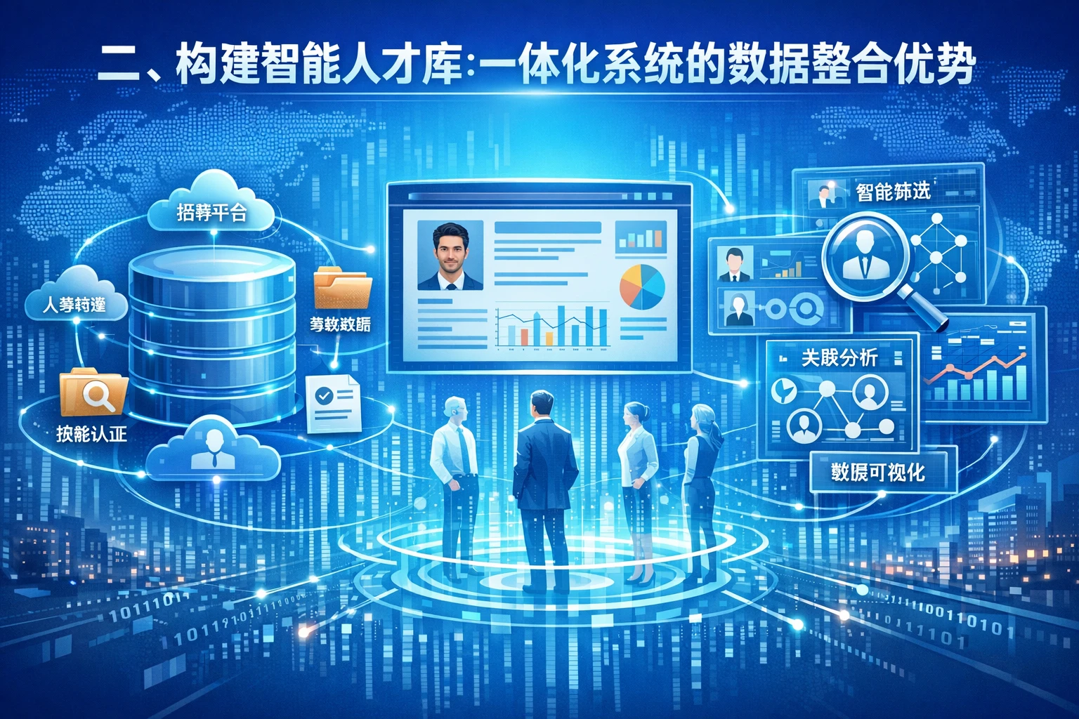二、构建智能人才库：一体化系统的数据整合优势