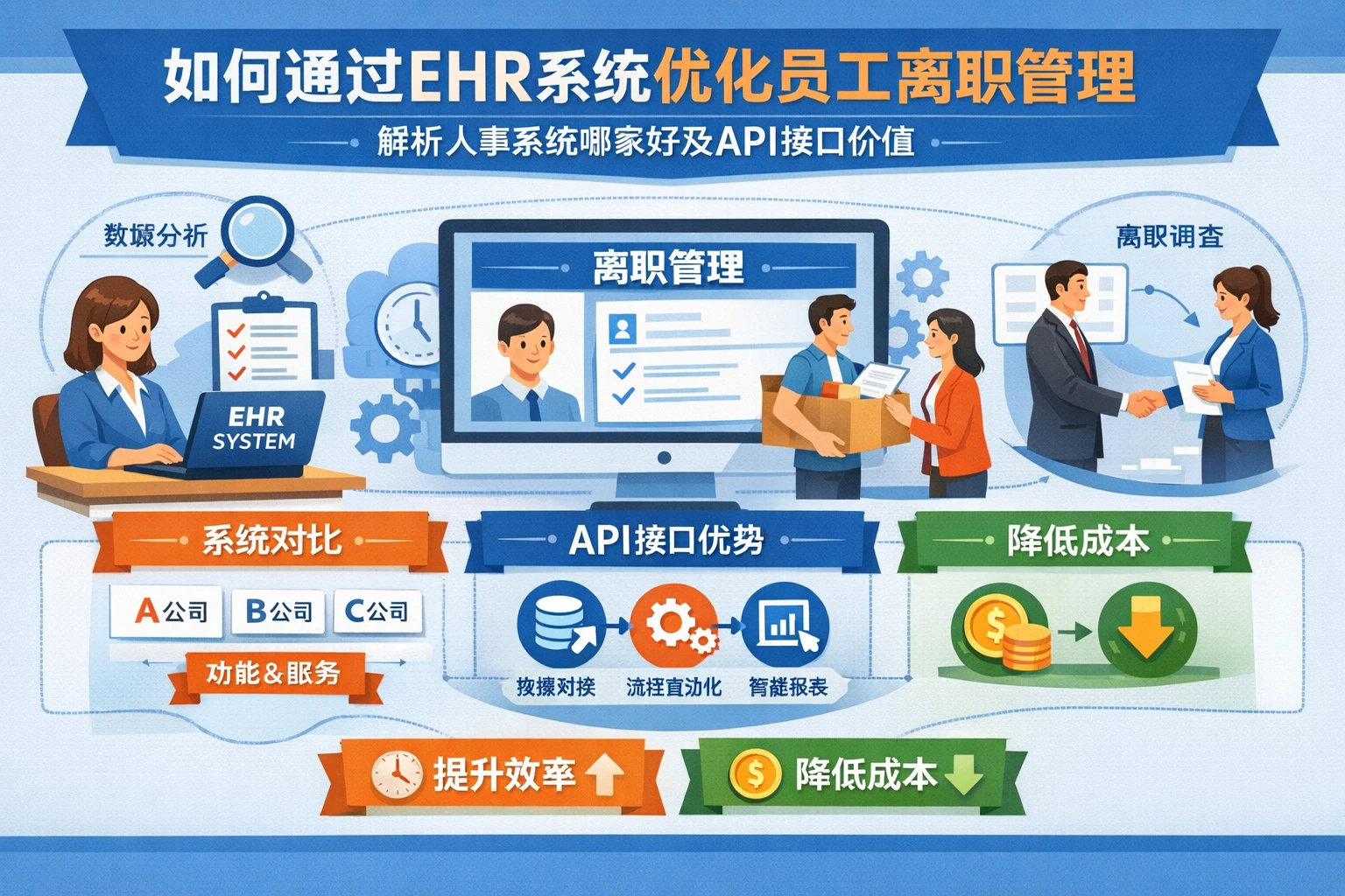 如何通过EHR系统优化员工离职管理：解析人事系统哪家好及API接口价值