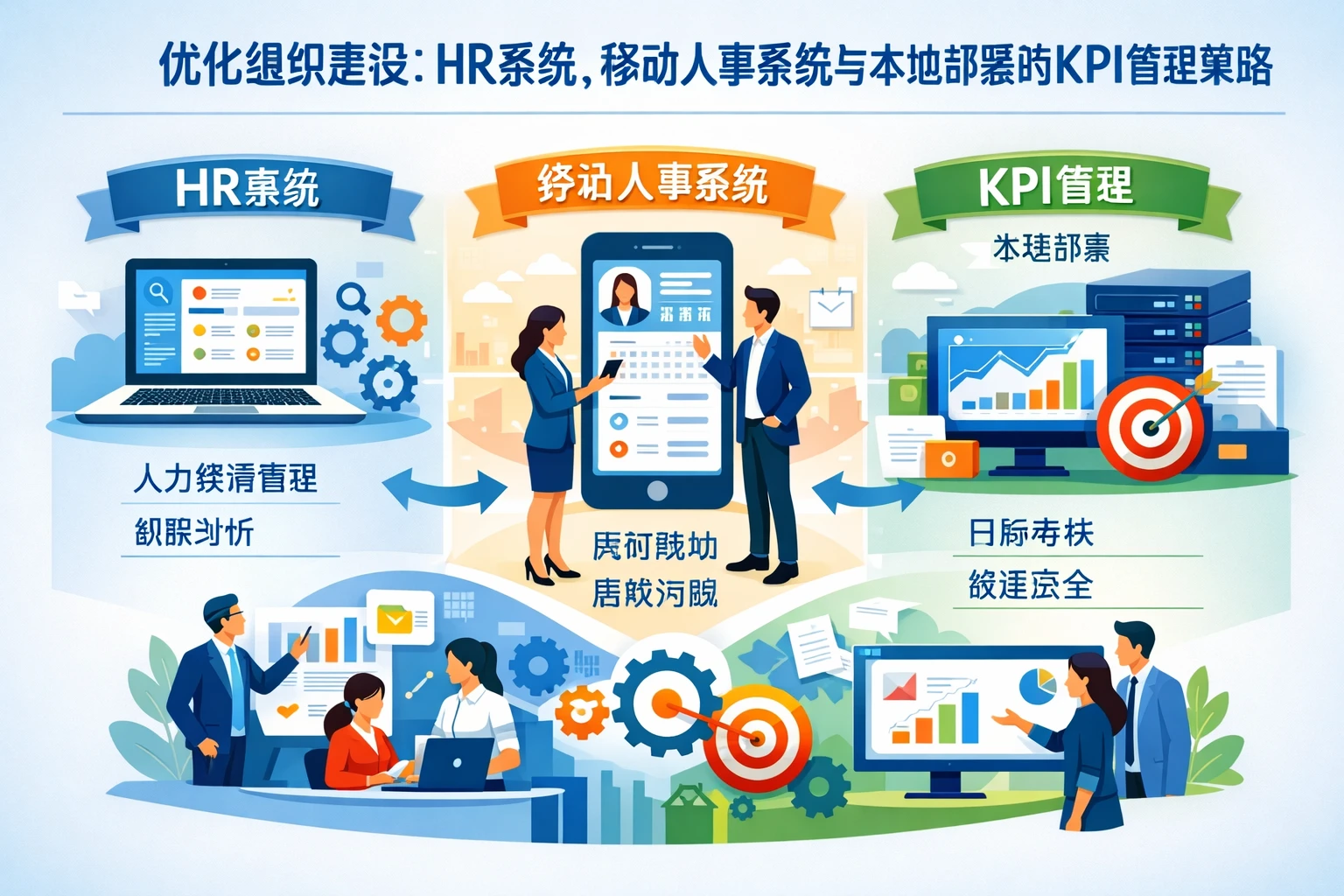 优化组织建设：HR系统、移动人事系统与本地部署的KPI管理策略