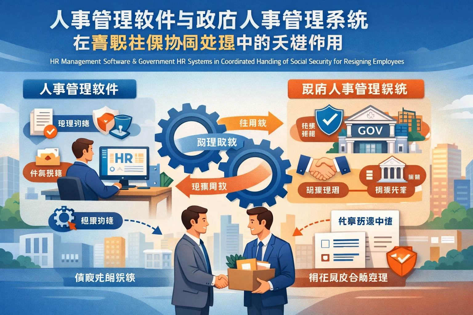 人事管理软件与政府人事管理系统在离职社保协同处理中的关键作用