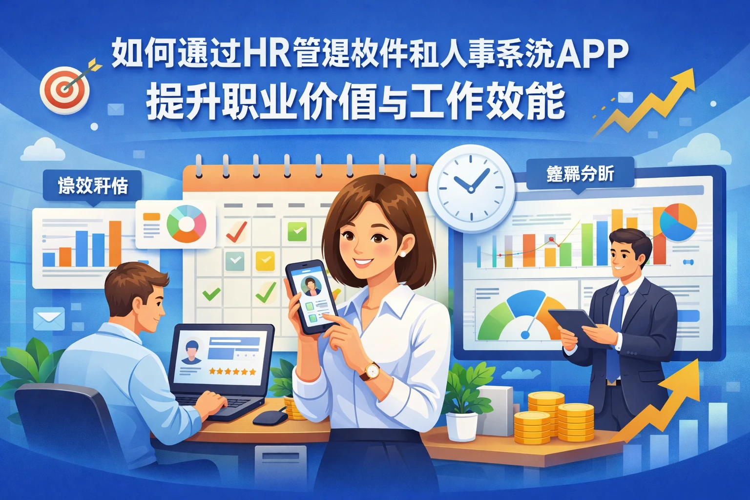 如何通过HR管理软件和人事系统APP提升职业价值与工作效能