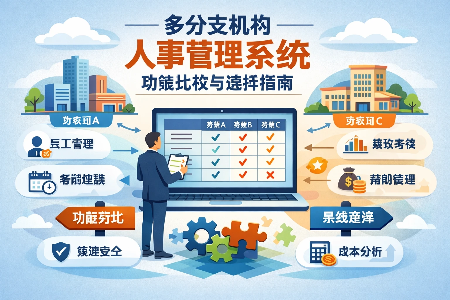 多分支机构人事管理系统功能比较与选择指南