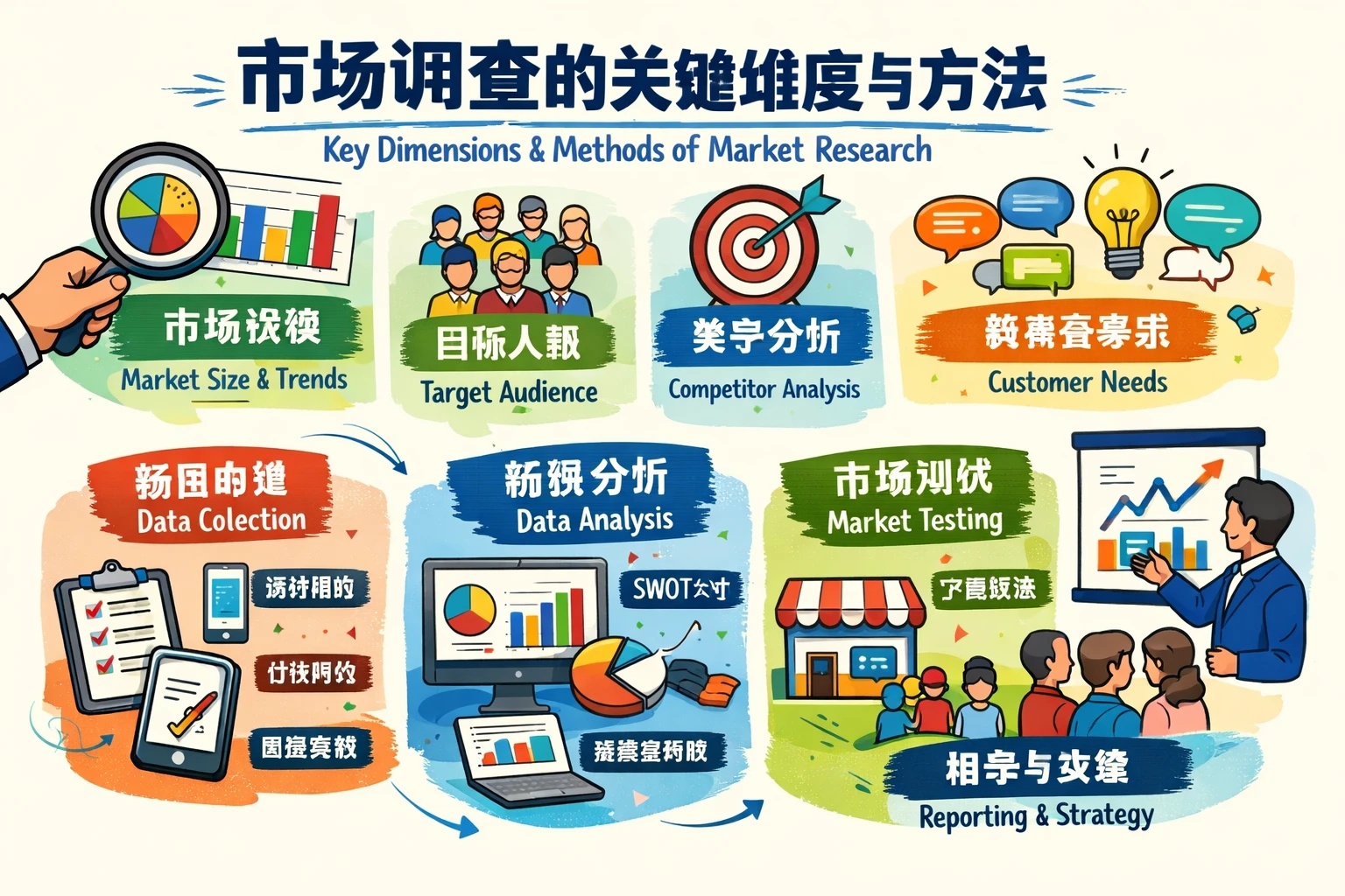 市场调查的关键维度与方法