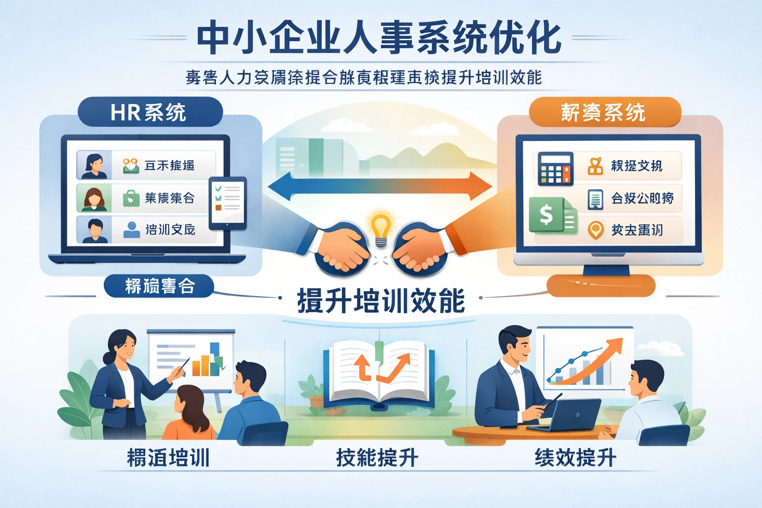 中小企业人事系统优化：整合人力资源系统与薪资管理系统提升培训效能