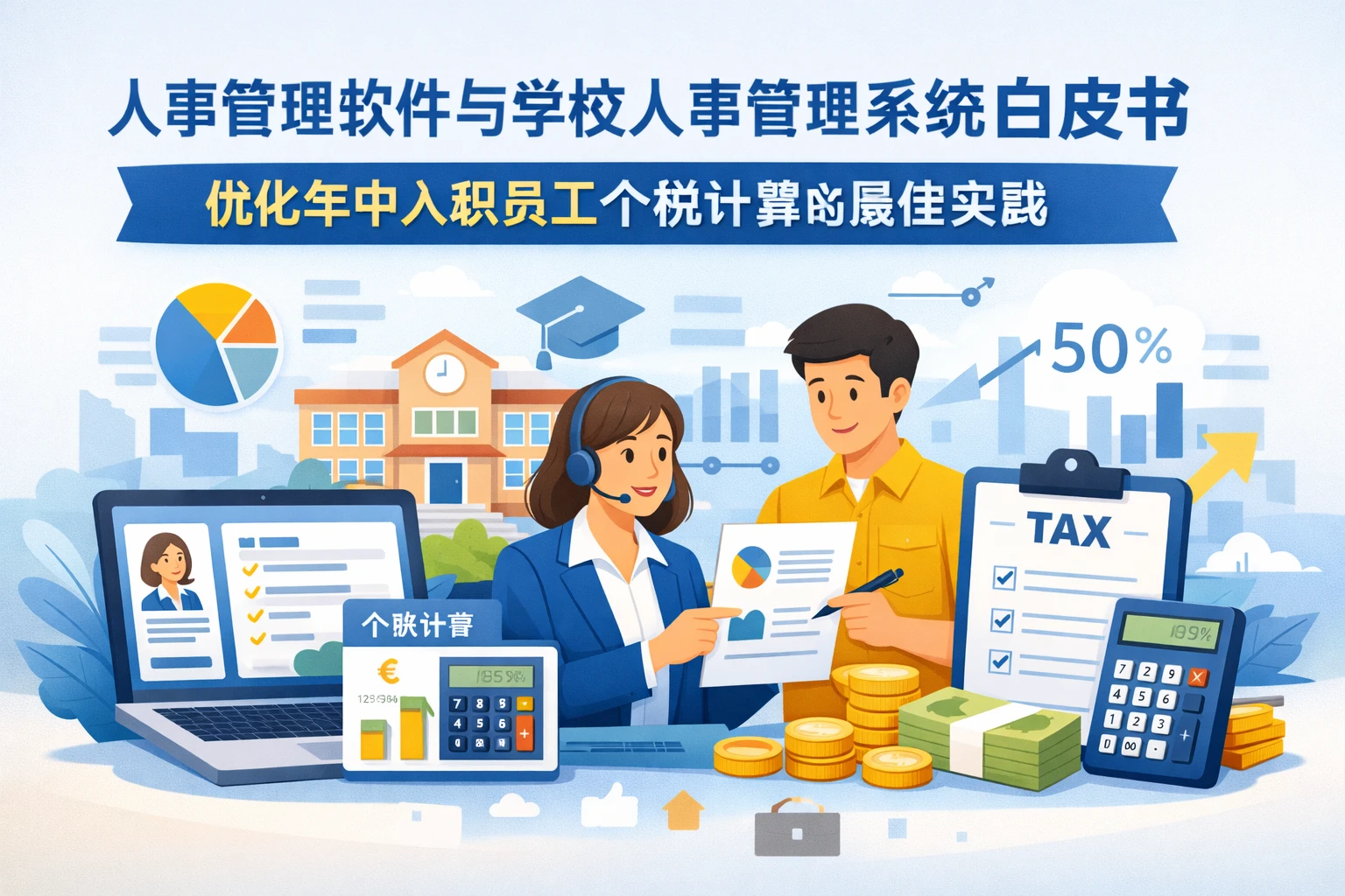 人事管理软件与学校人事管理系统白皮书：优化年中入职员工个税计算的最佳实践