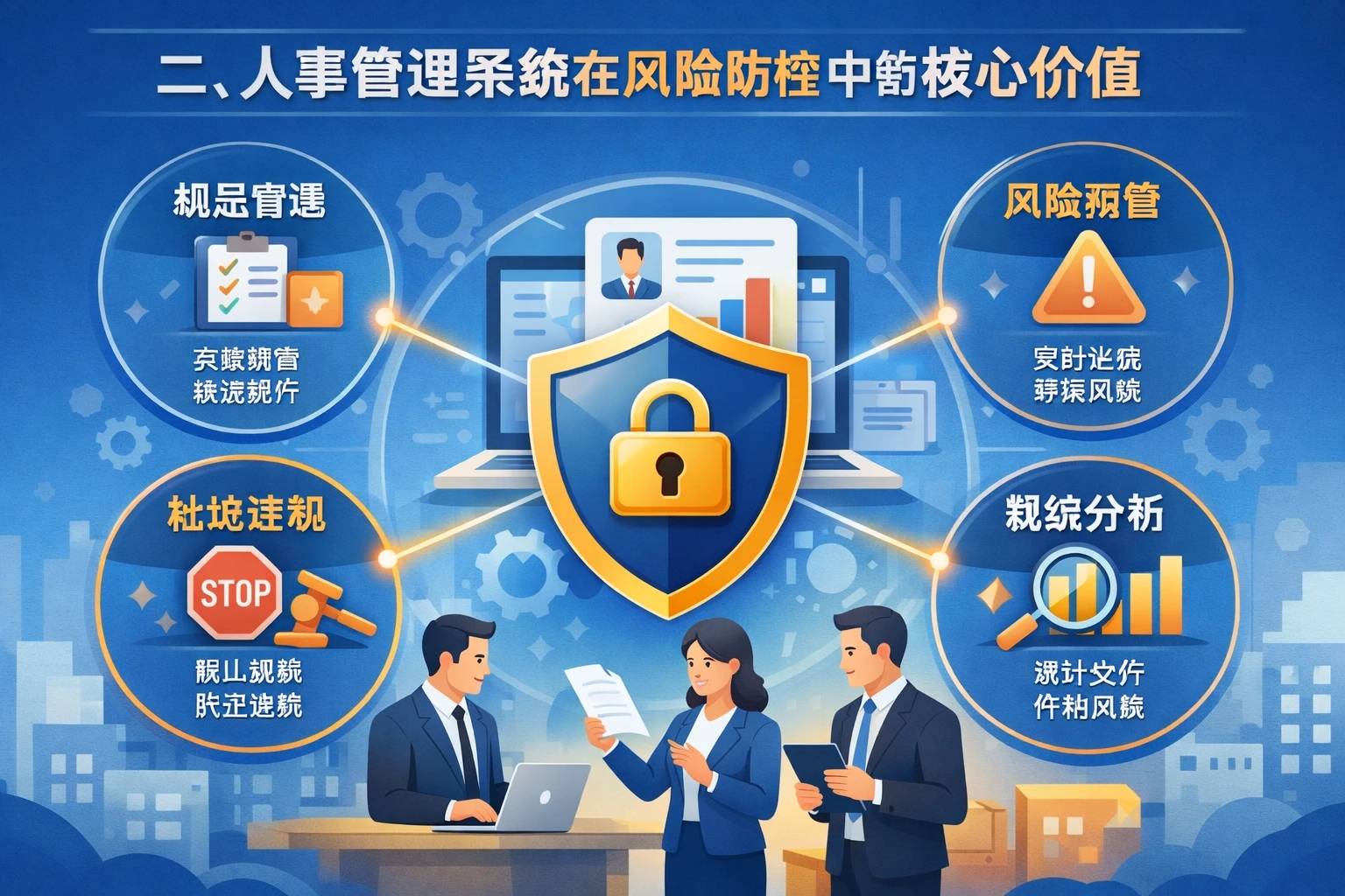 二、人事管理系统在风险防控中的核心价值