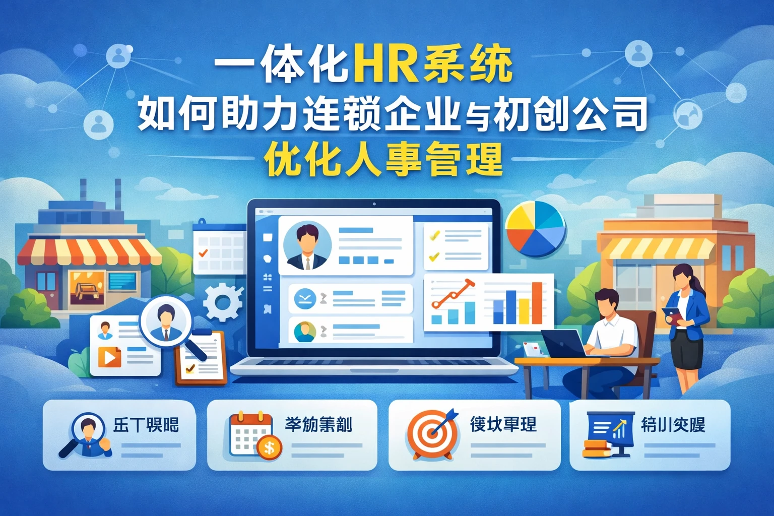 一体化HR系统如何助力连锁企业与初创公司优化人事管理