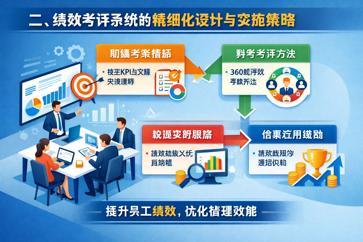 二、绩效考评系统的精细化设计与实施策略