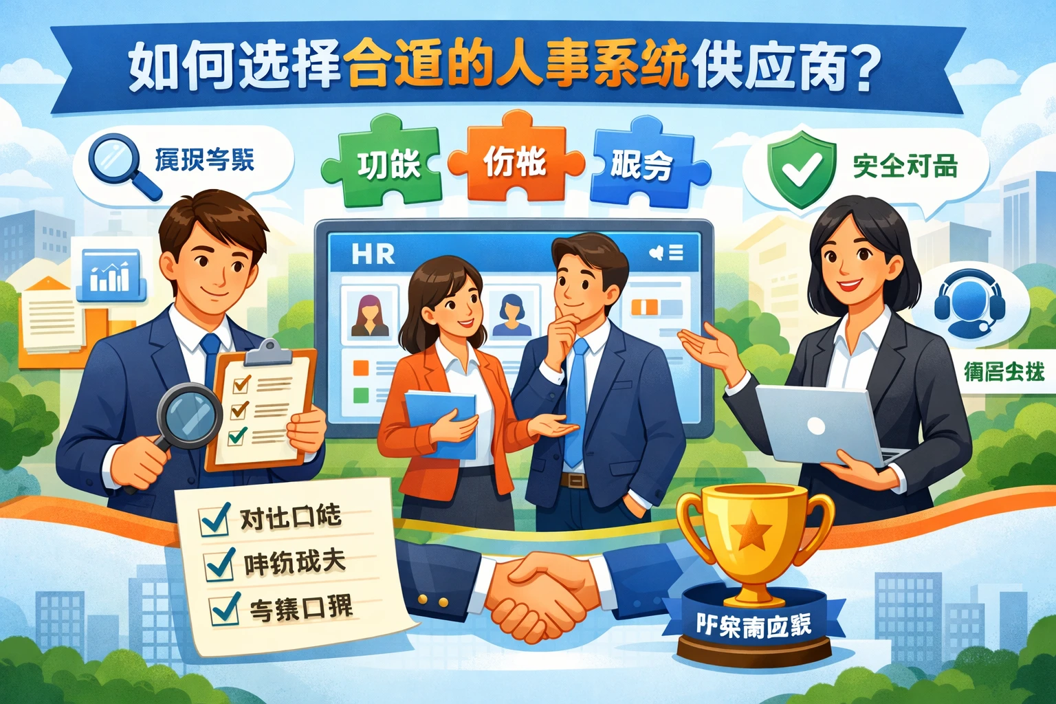 如何选择合适的人事系统供应商