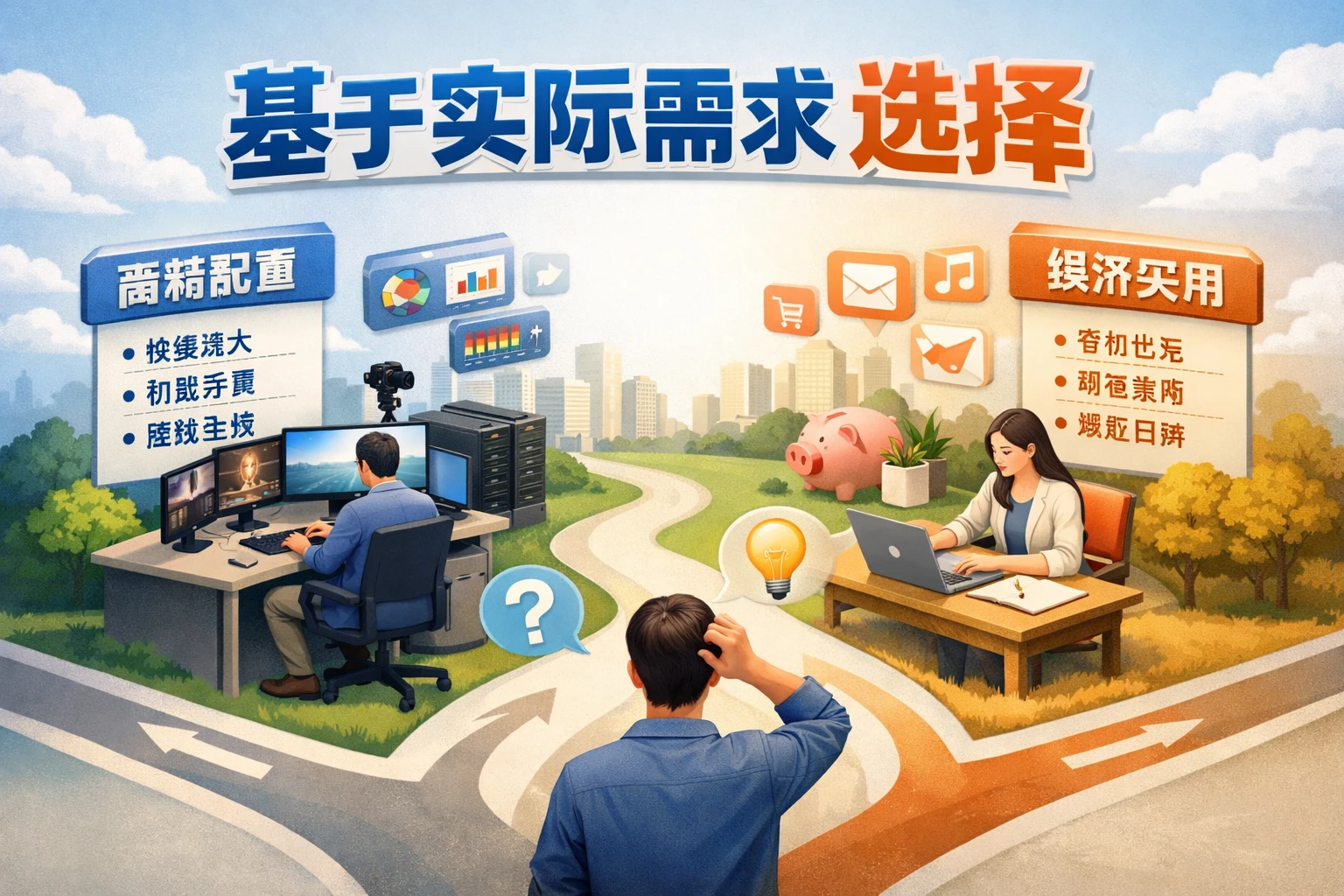 基于实际需求选择