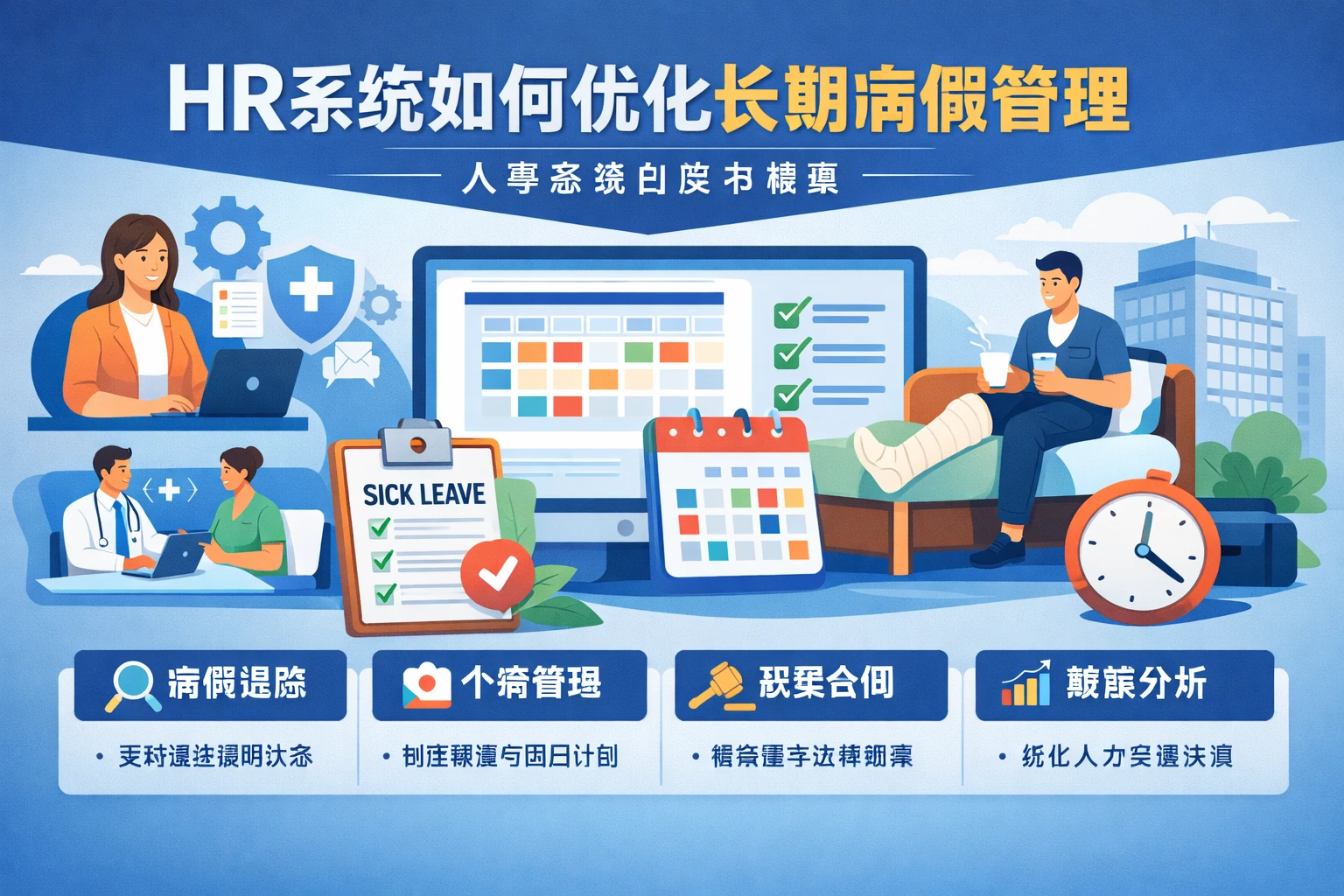 HR系统如何优化长期病假管理 - 人事系统白皮书精要