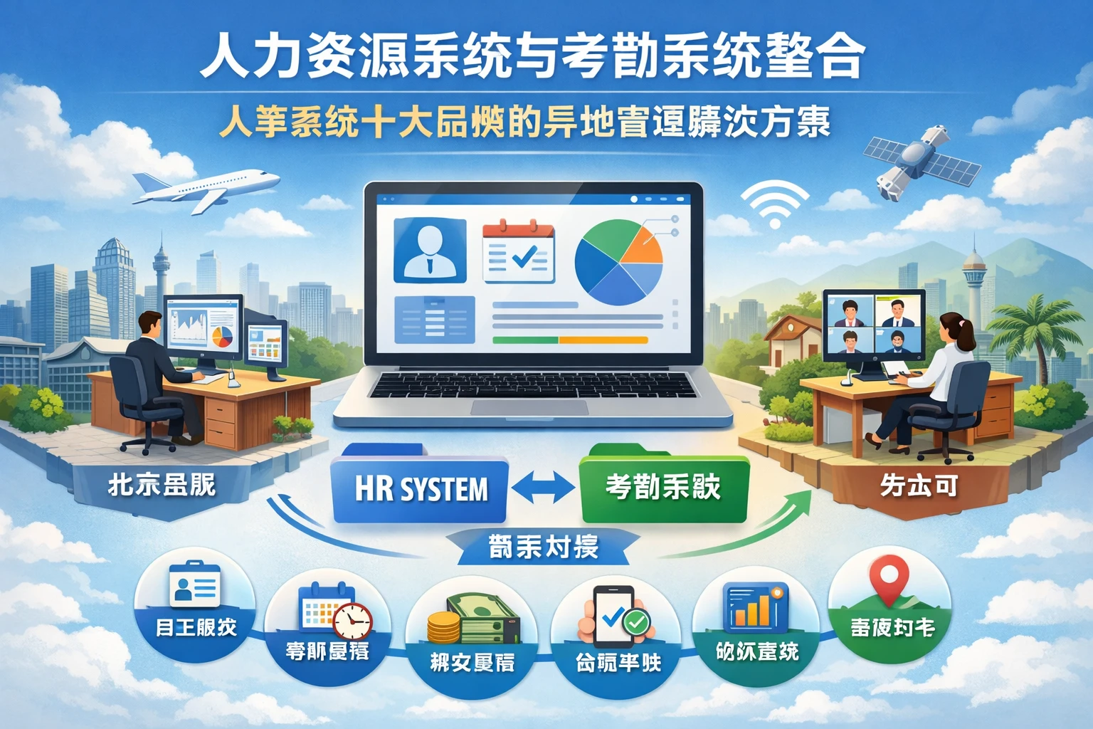 人力资源系统与考勤系统整合：人事系统十大品牌的异地管理解决方案