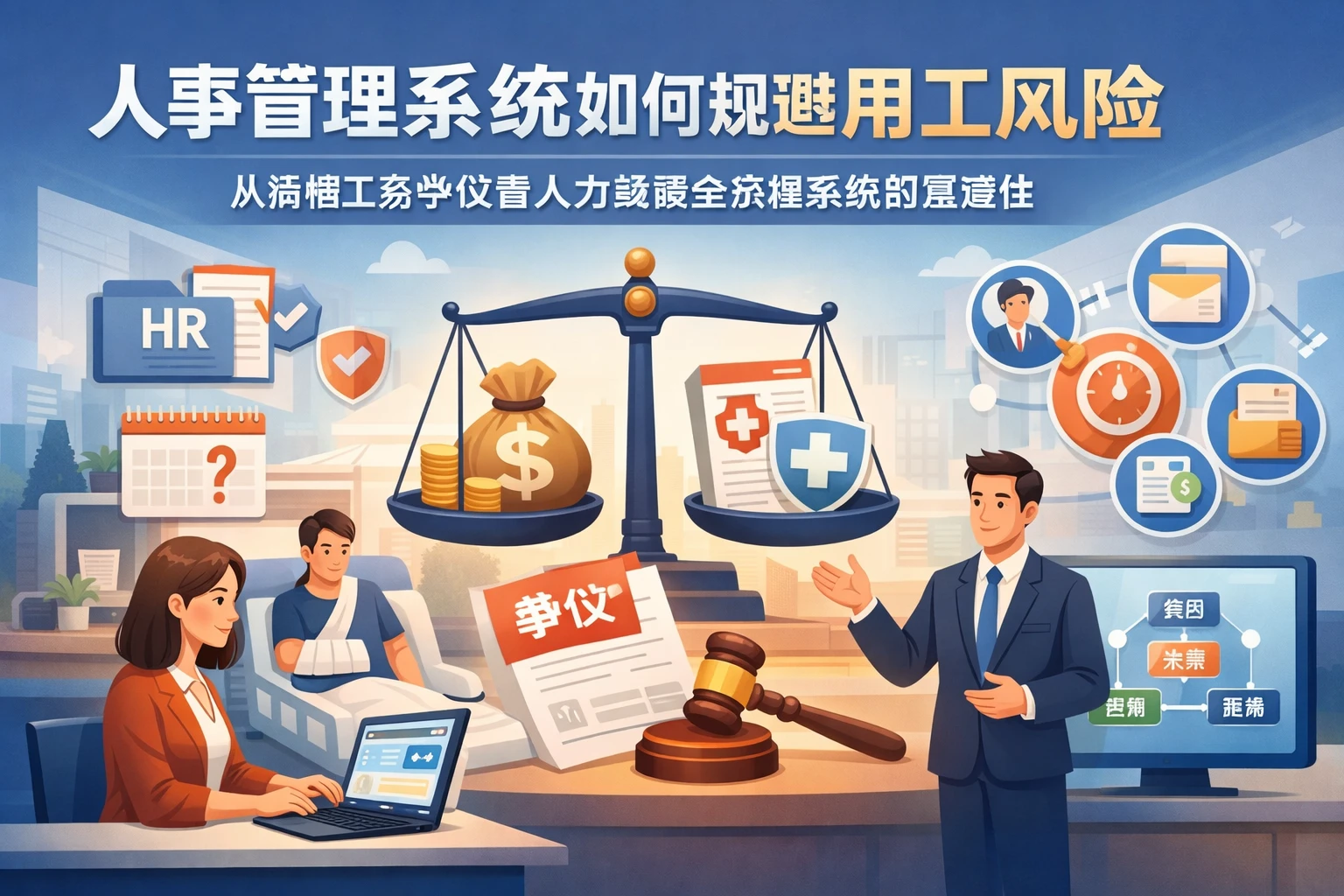 人事管理系统如何规避用工风险:从病假工资争议看人力资源全流程系统的重要性