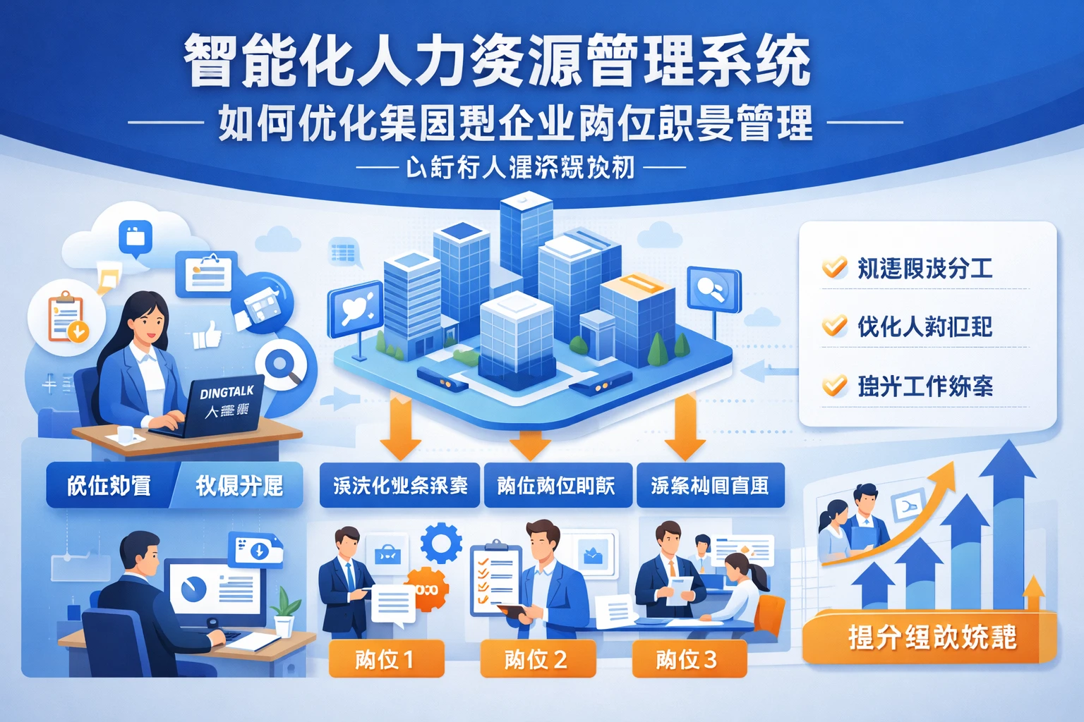 智能化人力资源管理系统如何优化集团型企业岗位职责管理——以钉钉人事系统为例