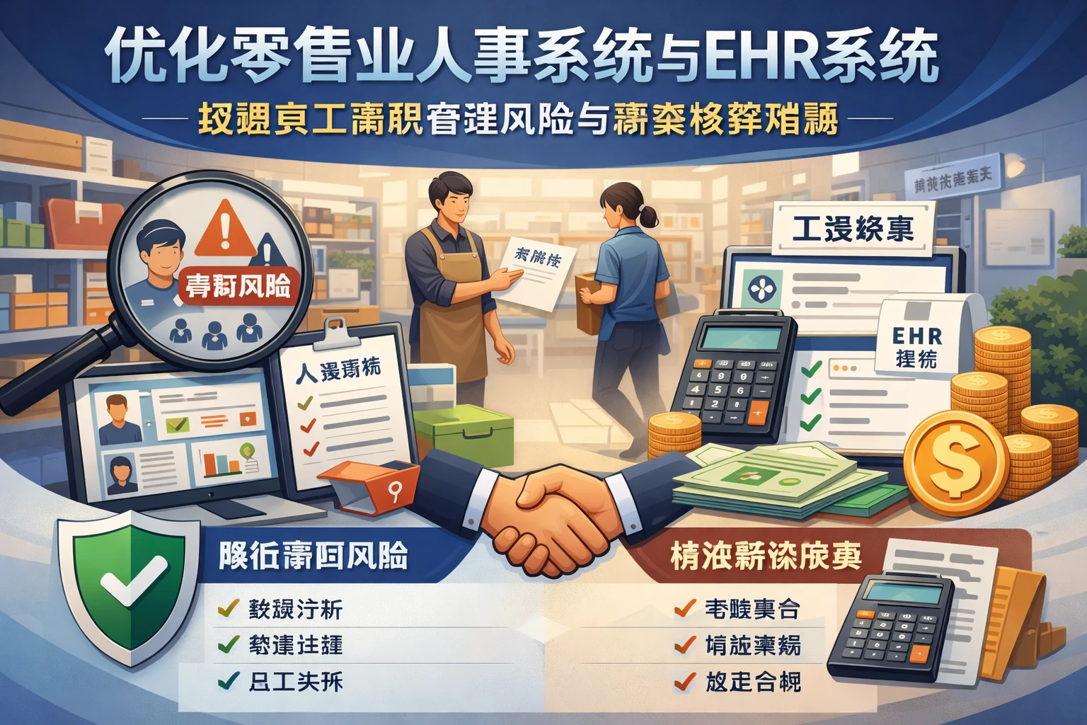 优化零售业人事系统与EHR系统：规避员工离职管理风险与薪资核算难题