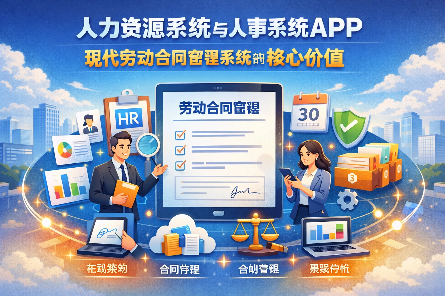 人力资源系统与人事系统APP：现代劳动合同管理系统的核心价值