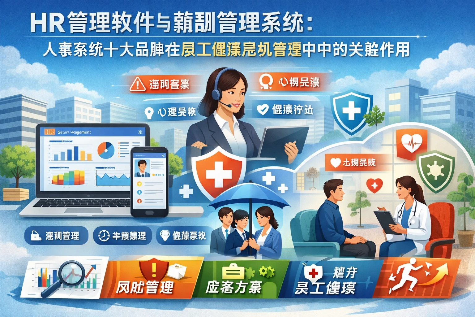 HR管理软件与薪酬管理系统：人事系统十大品牌在员工健康危机管理中的关键作用