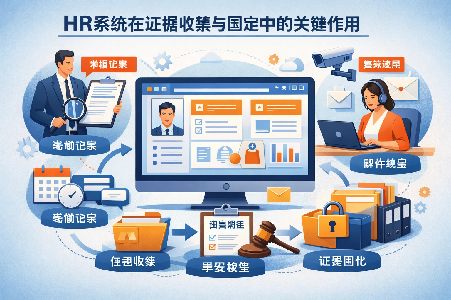 HR系统在证据收集与固定中的关键作用