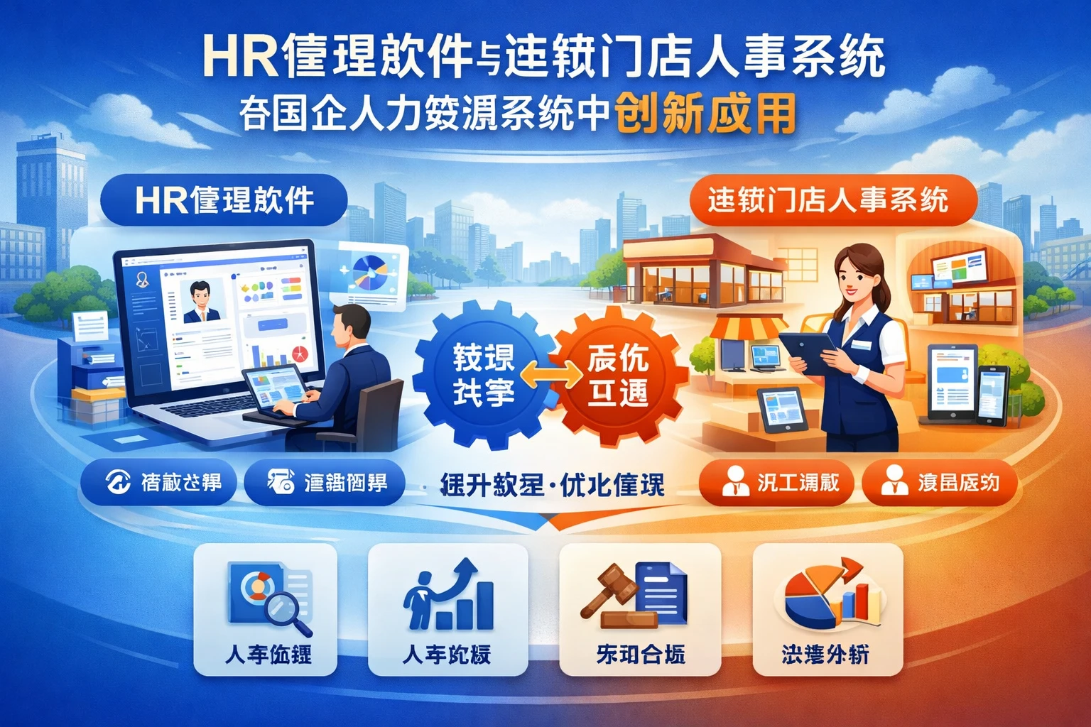 HR管理软件与连锁门店人事系统在国企人力资源系统中的创新应用