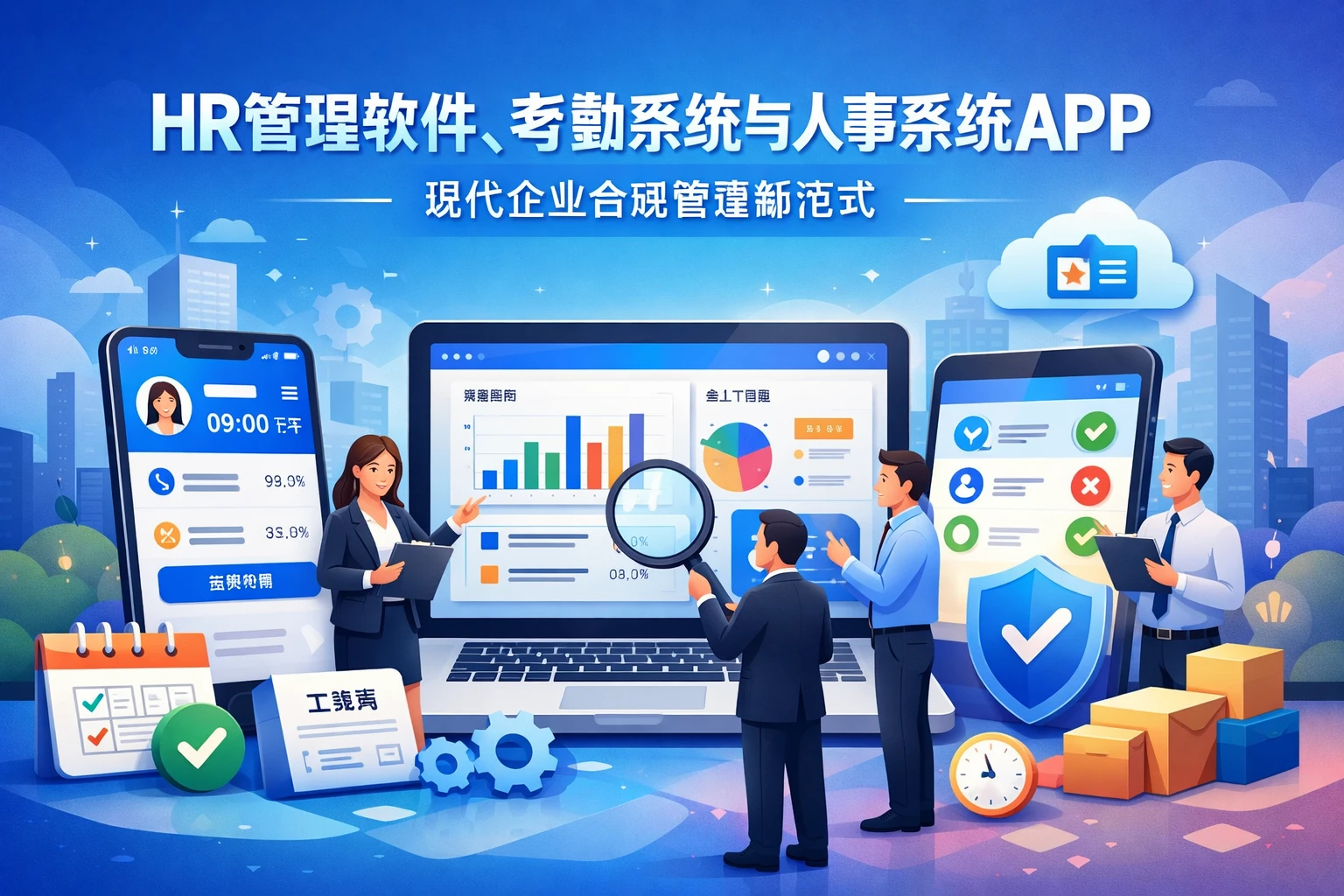 HR管理软件、考勤系统与人事系统APP:现代企业合规管理新范式