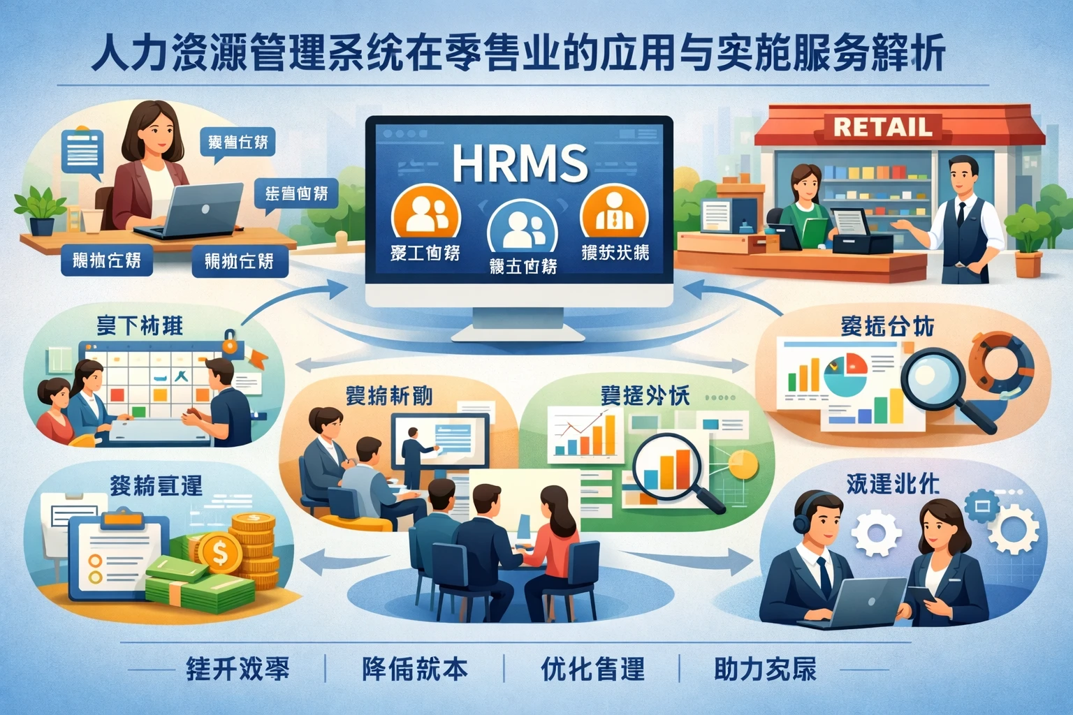 人力资源管理系统在零售业的应用与实施服务解析