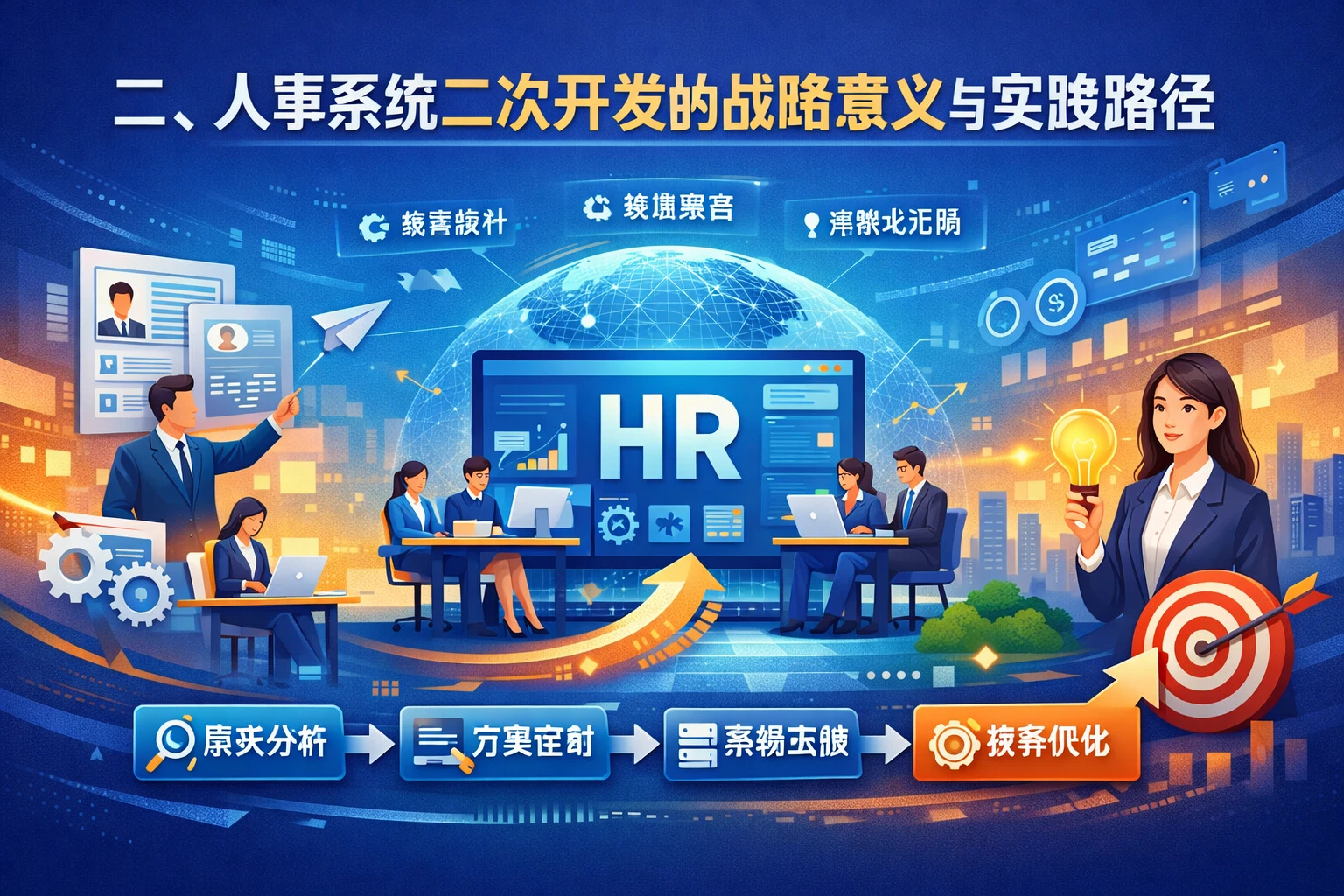 二、人事系统二次开发的战略意义与实践路径