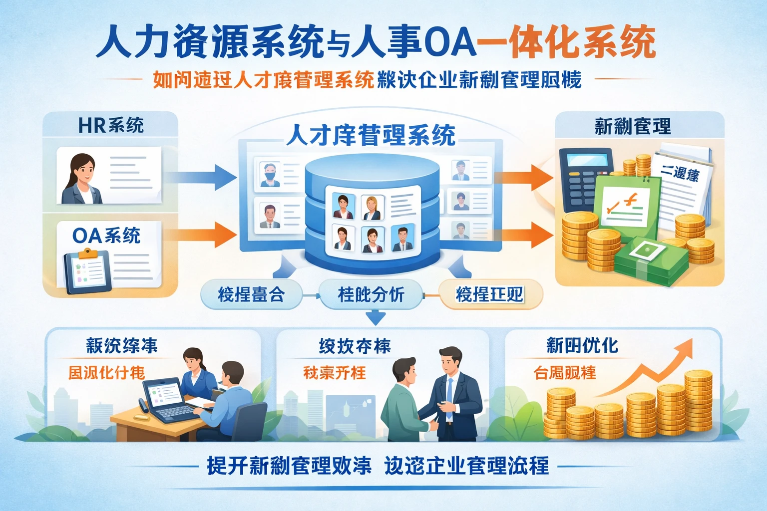 人力资源系统与人事OA一体化系统如何通过人才库管理系统解决企业薪酬管理困境