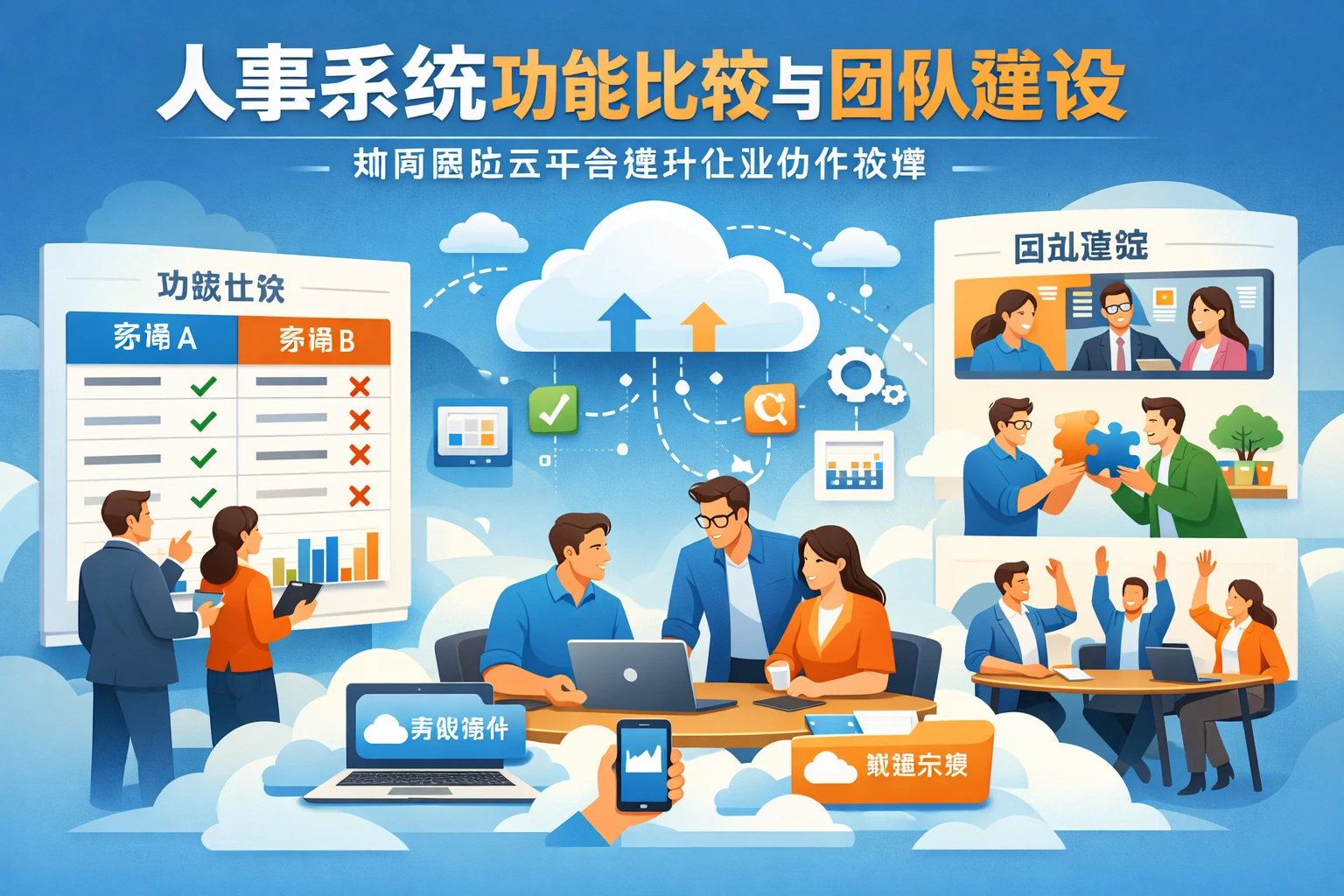 人事系统功能比较与团队建设：如何通过云平台提升企业协作效率
