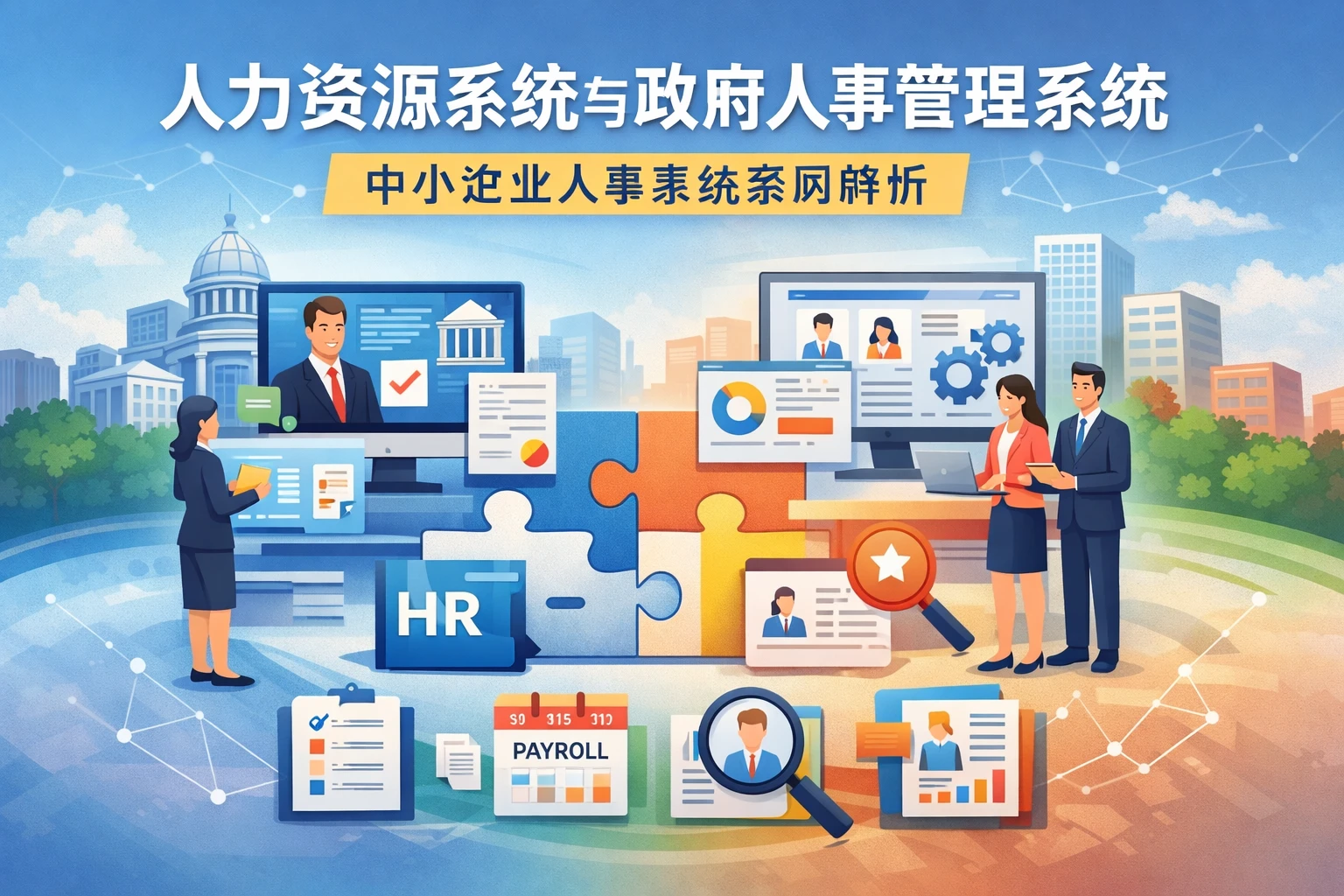 人力资源系统与政府人事管理系统：中小企业人事系统案例解析
