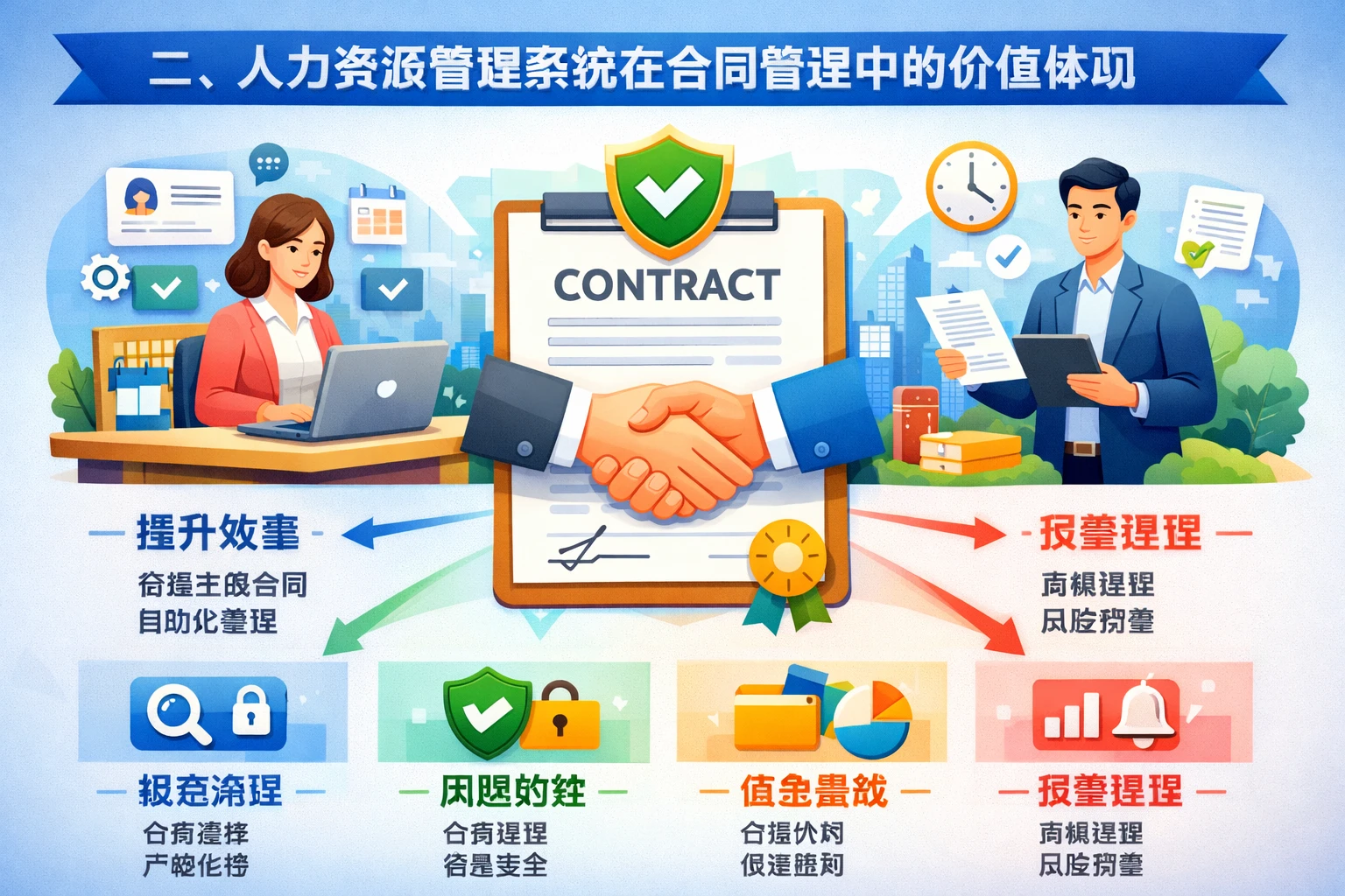 二、人力资源管理系统在合同管理中的价值体现