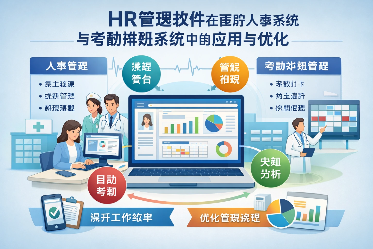 HR管理软件在医院人事系统与考勤排班系统中的应用与优化