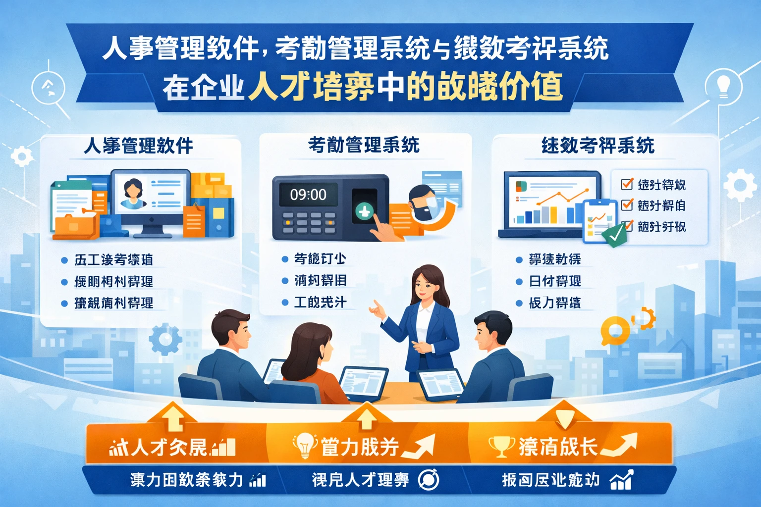 人事管理软件、考勤管理系统与绩效考评系统在企业人才培养中的战略价值