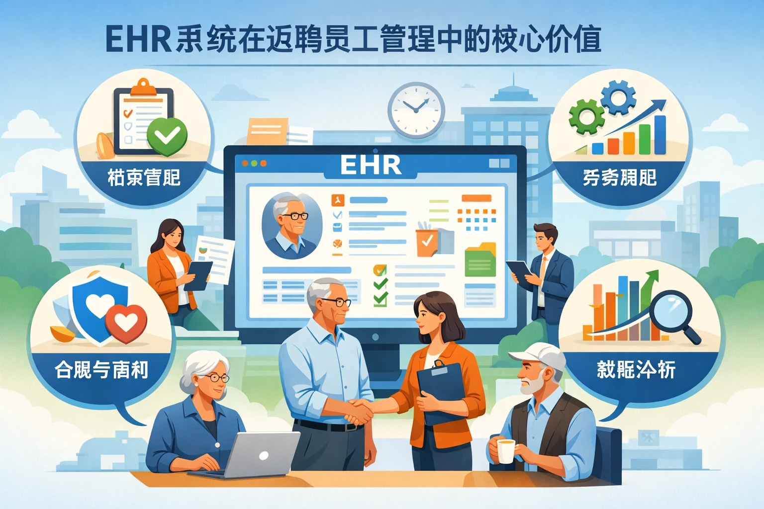 EHR系统在返聘员工管理中的核心价值