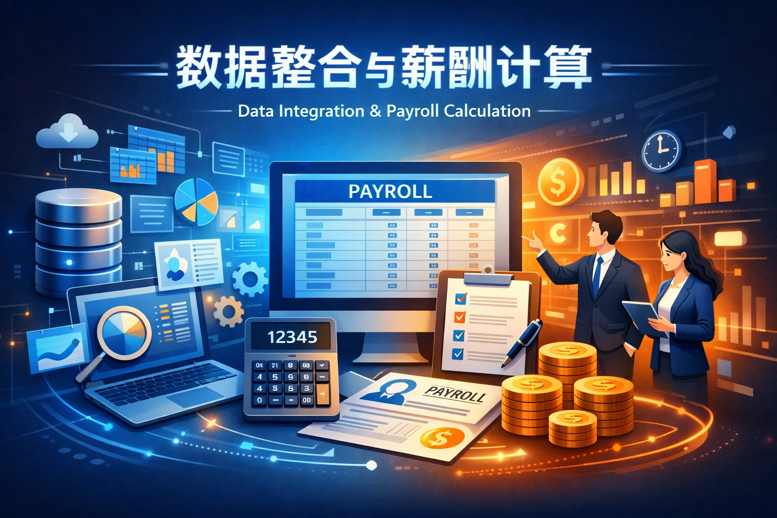 数据整合与薪酬计算
