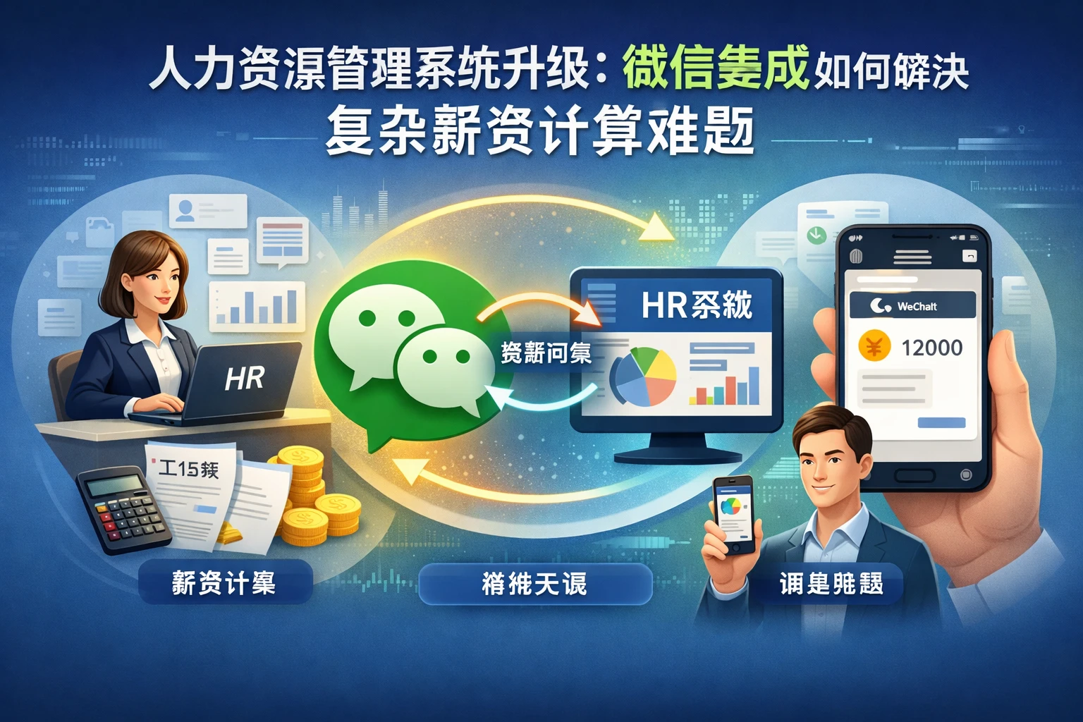 人力资源管理系统升级：微信集成如何解决复杂薪资计算难题