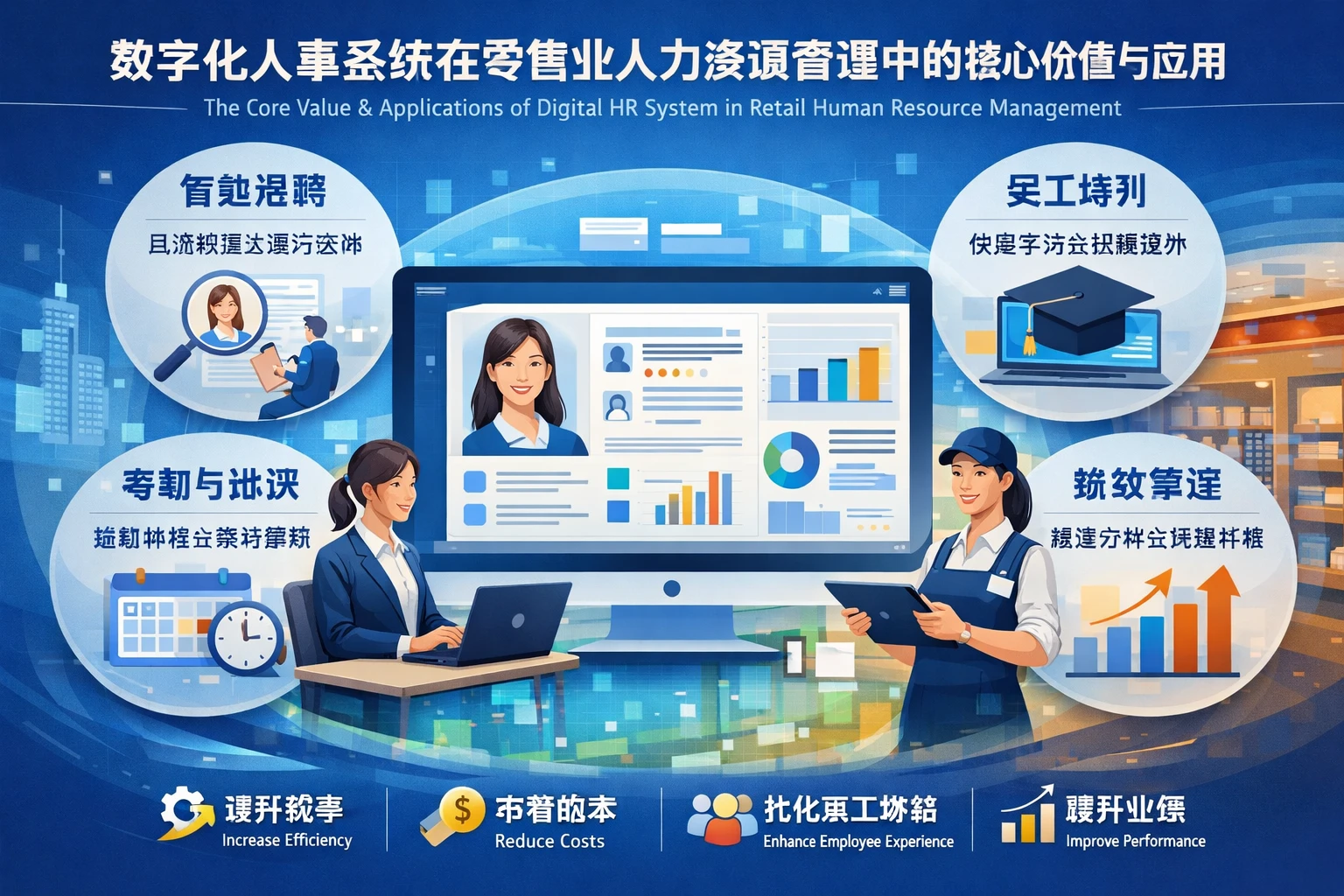 数字化人事系统在零售业人力资源管理中的核心价值与应用
