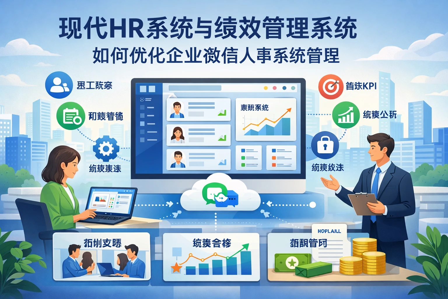 现代HR系统与绩效管理系统如何优化企业微信人事系统管理