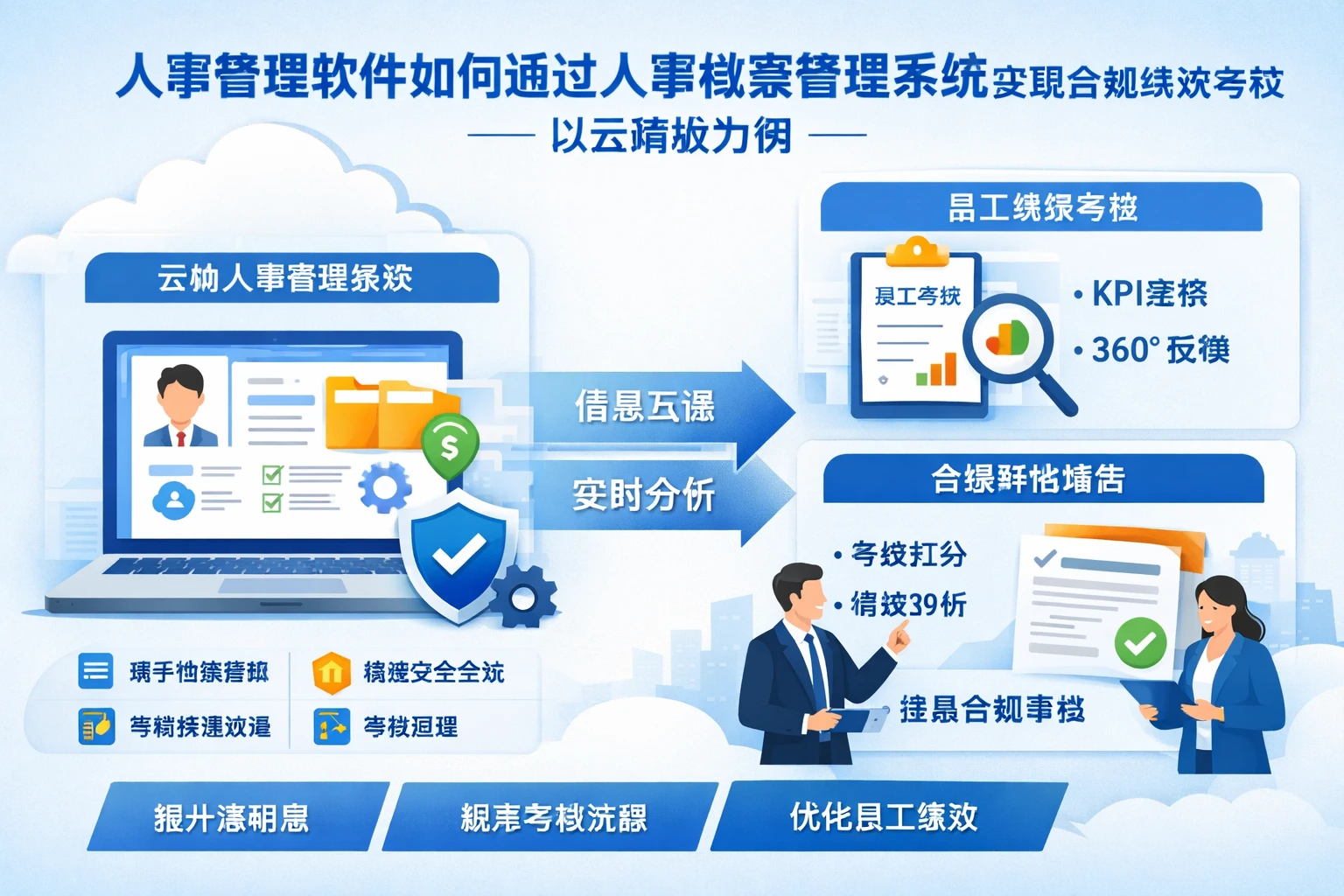 人事管理软件如何通过人事档案管理系统实现合规绩效考核——以云端版为例