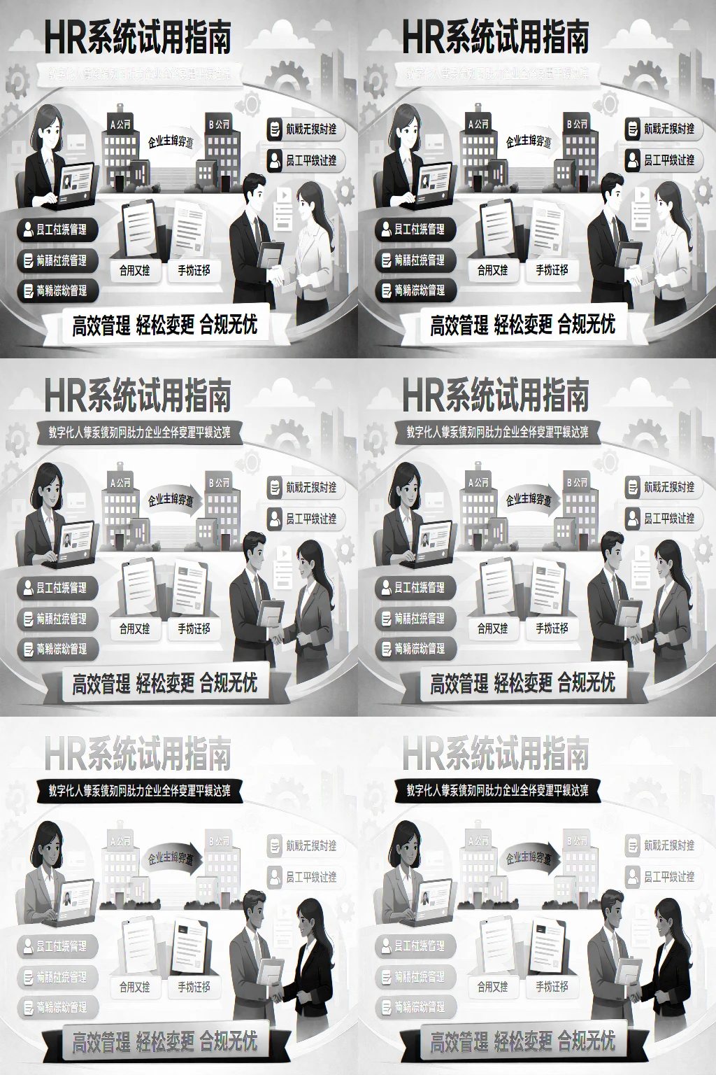 HR系统试用指南：数字化人事系统如何助力企业主体变更平稳过渡