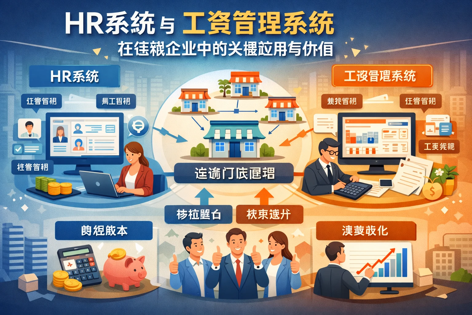 HR系统与工资管理系统在连锁企业中的关键应用与价值